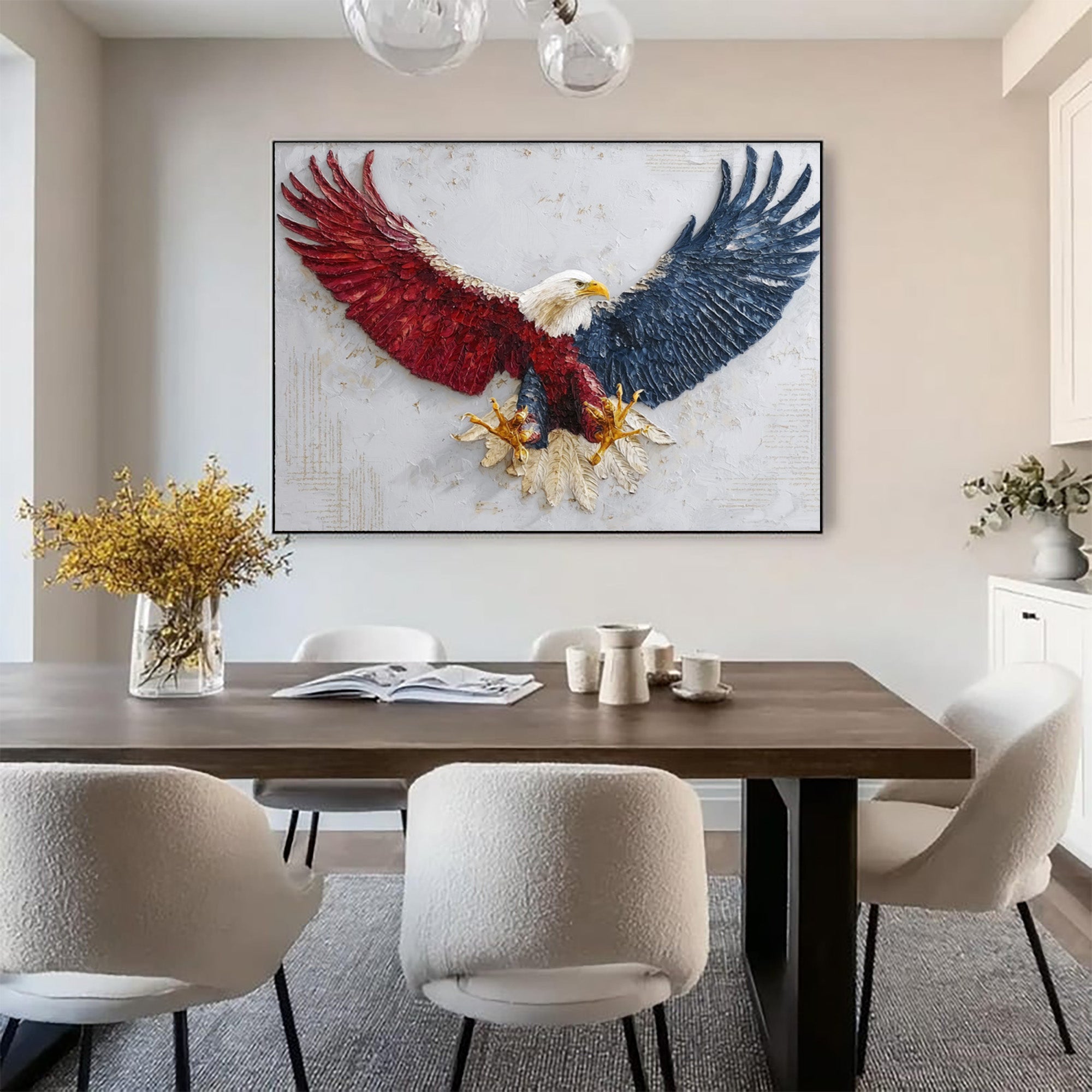 Eagle Oil Painting--#G02