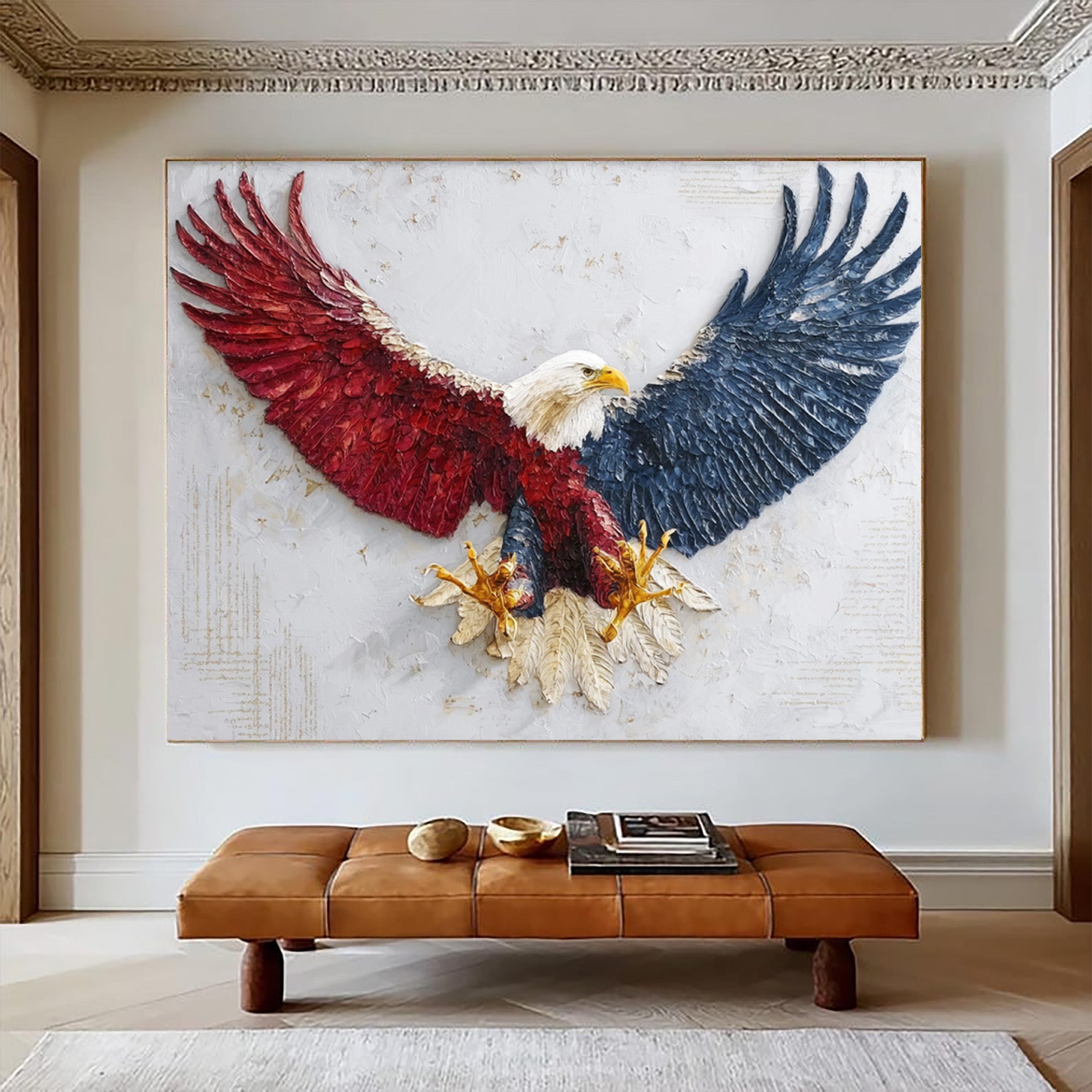 Eagle Oil Painting--#G02
