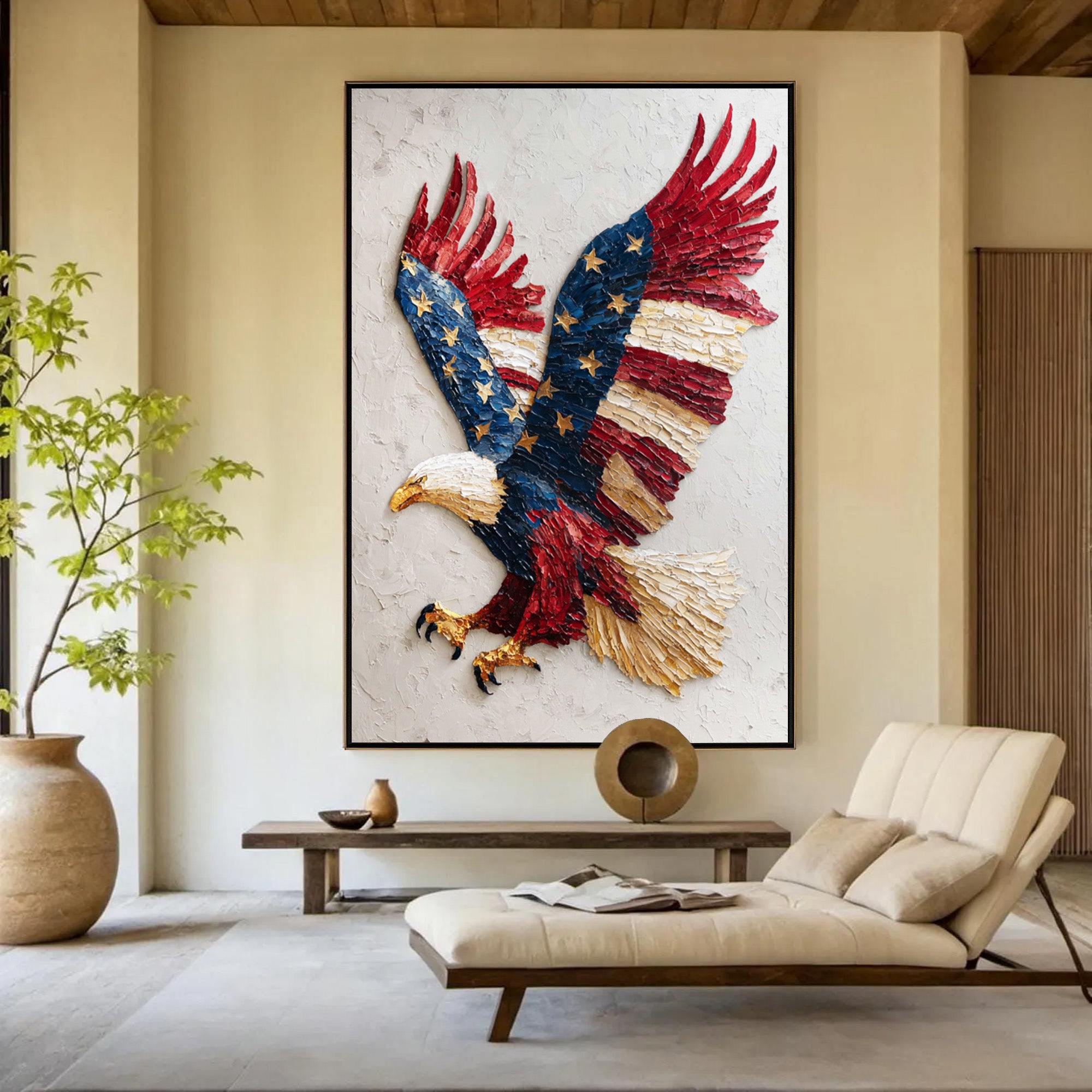 Eagle Oil Painting--#G03