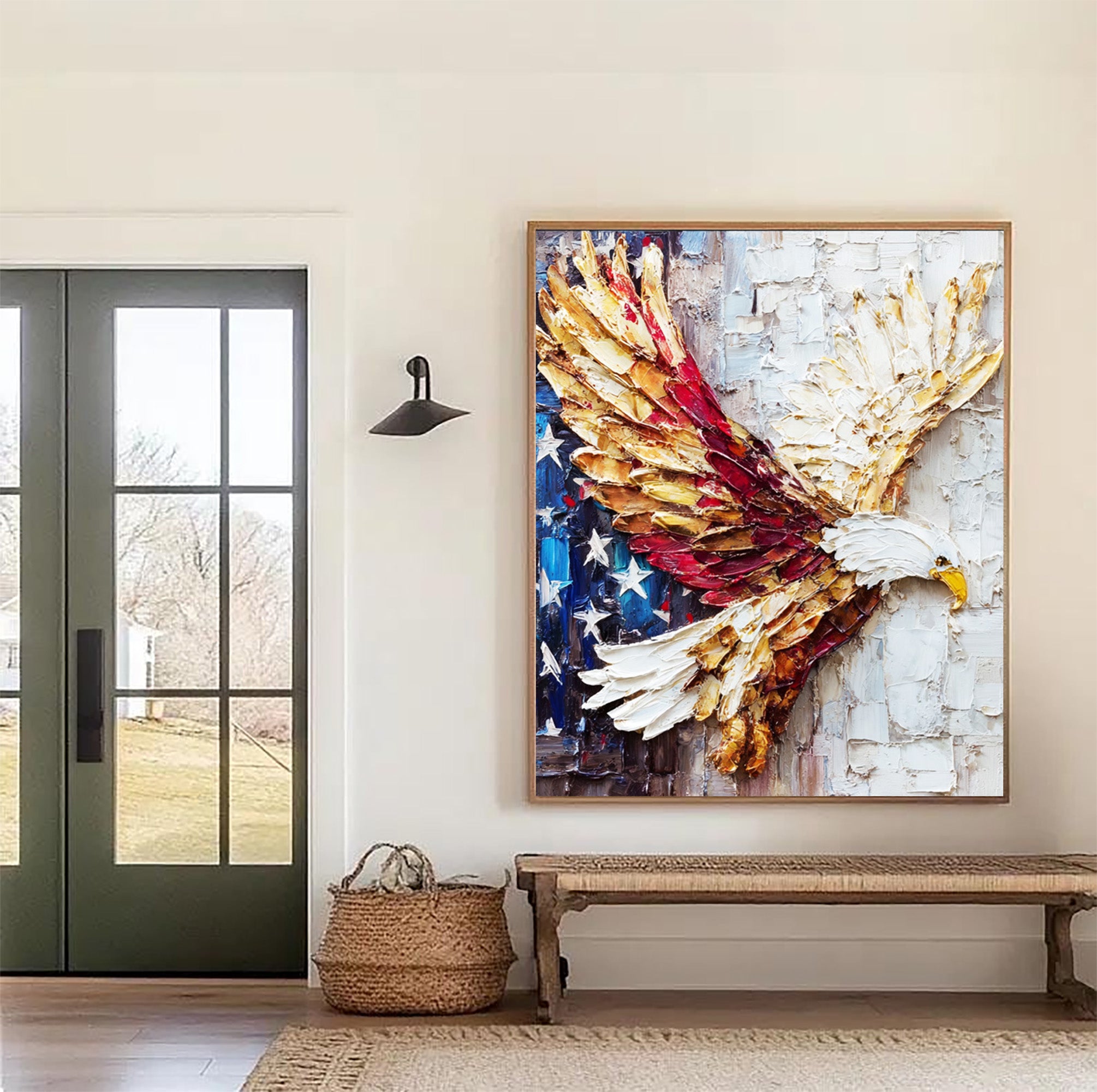 Eagle Oil Painting--#G04