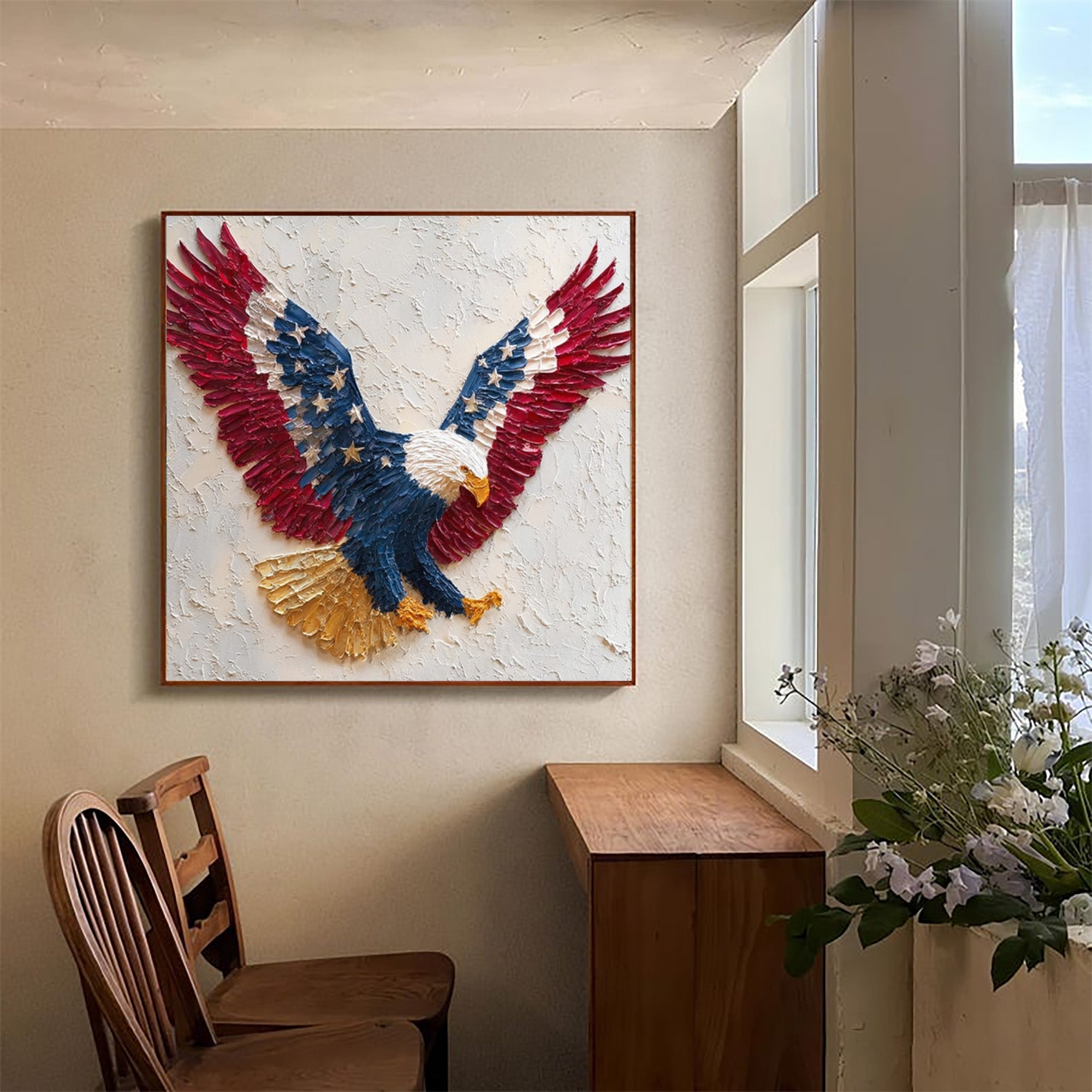 Eagle Oil Painting--#G05