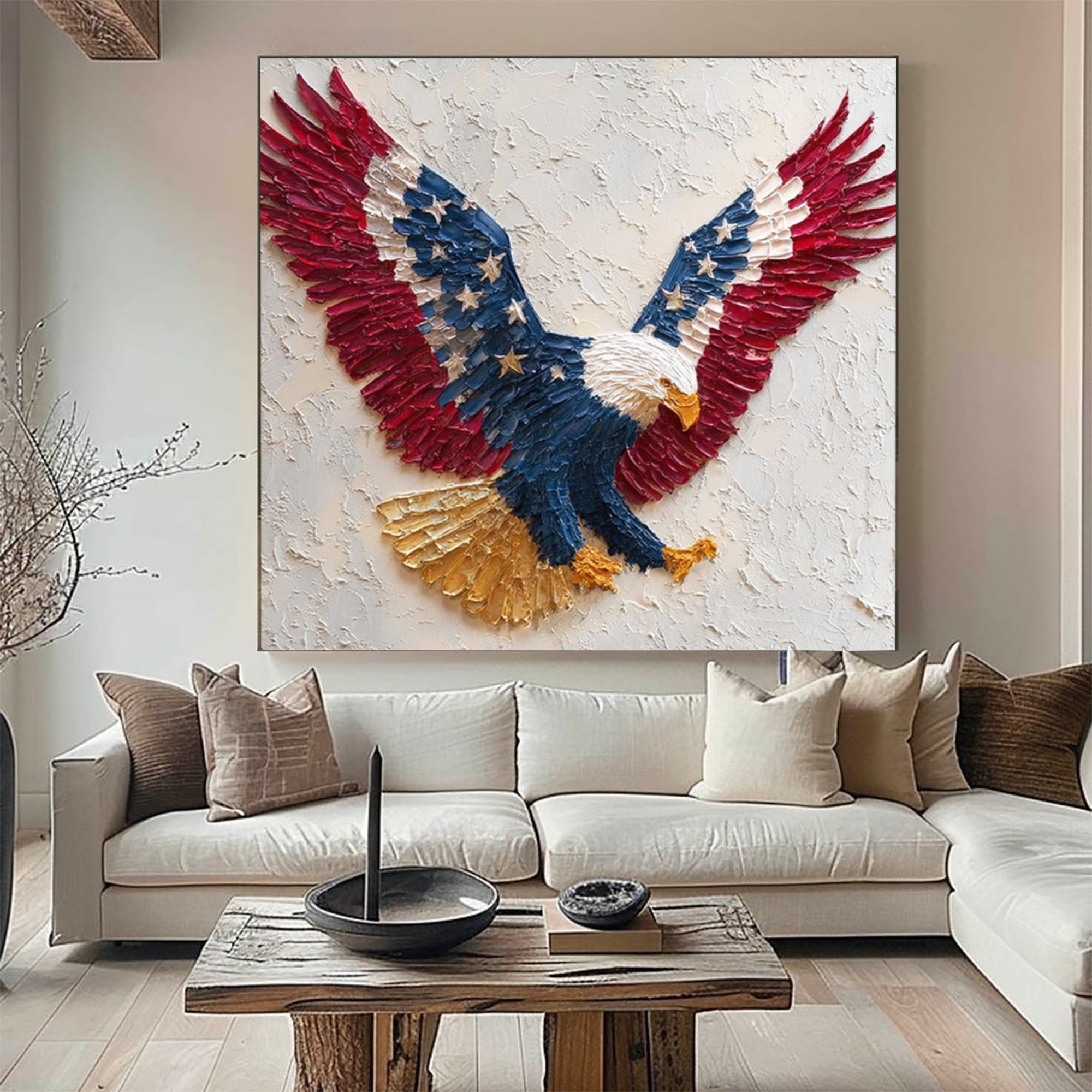 Eagle Oil Painting--#G05