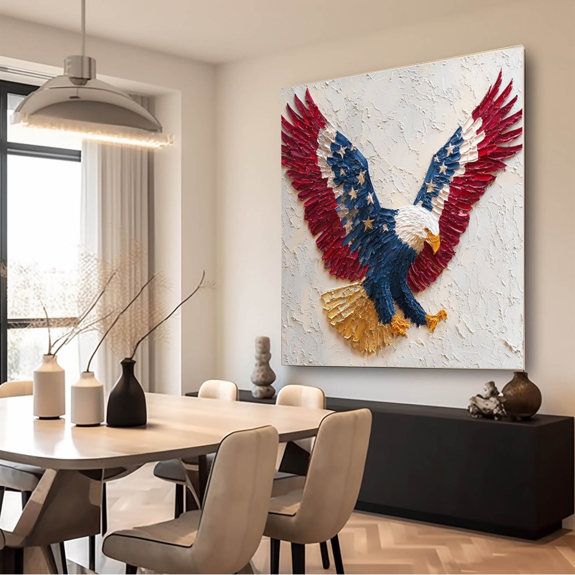 Eagle Oil Painting--#G05