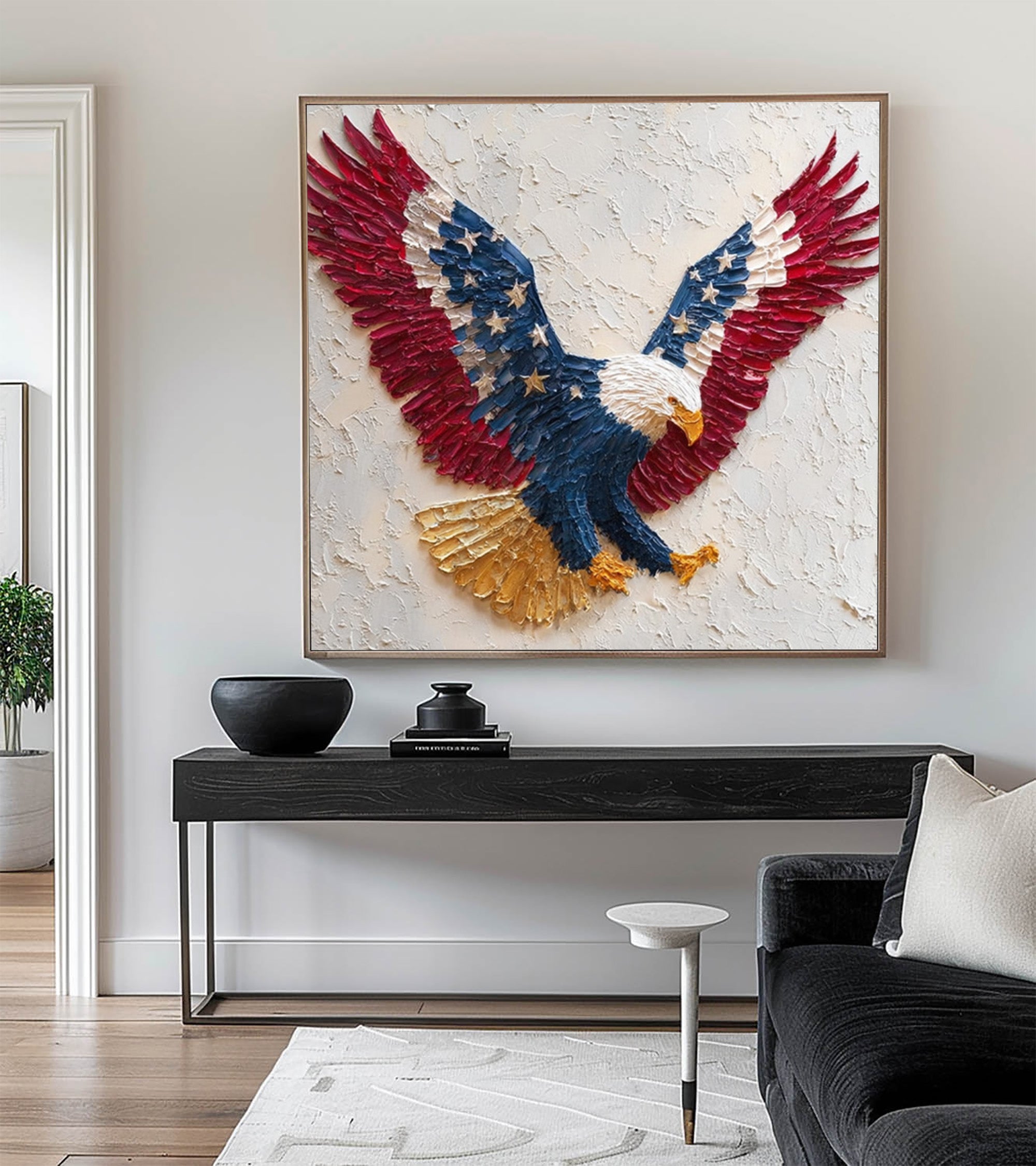 Eagle Oil Painting--#G05