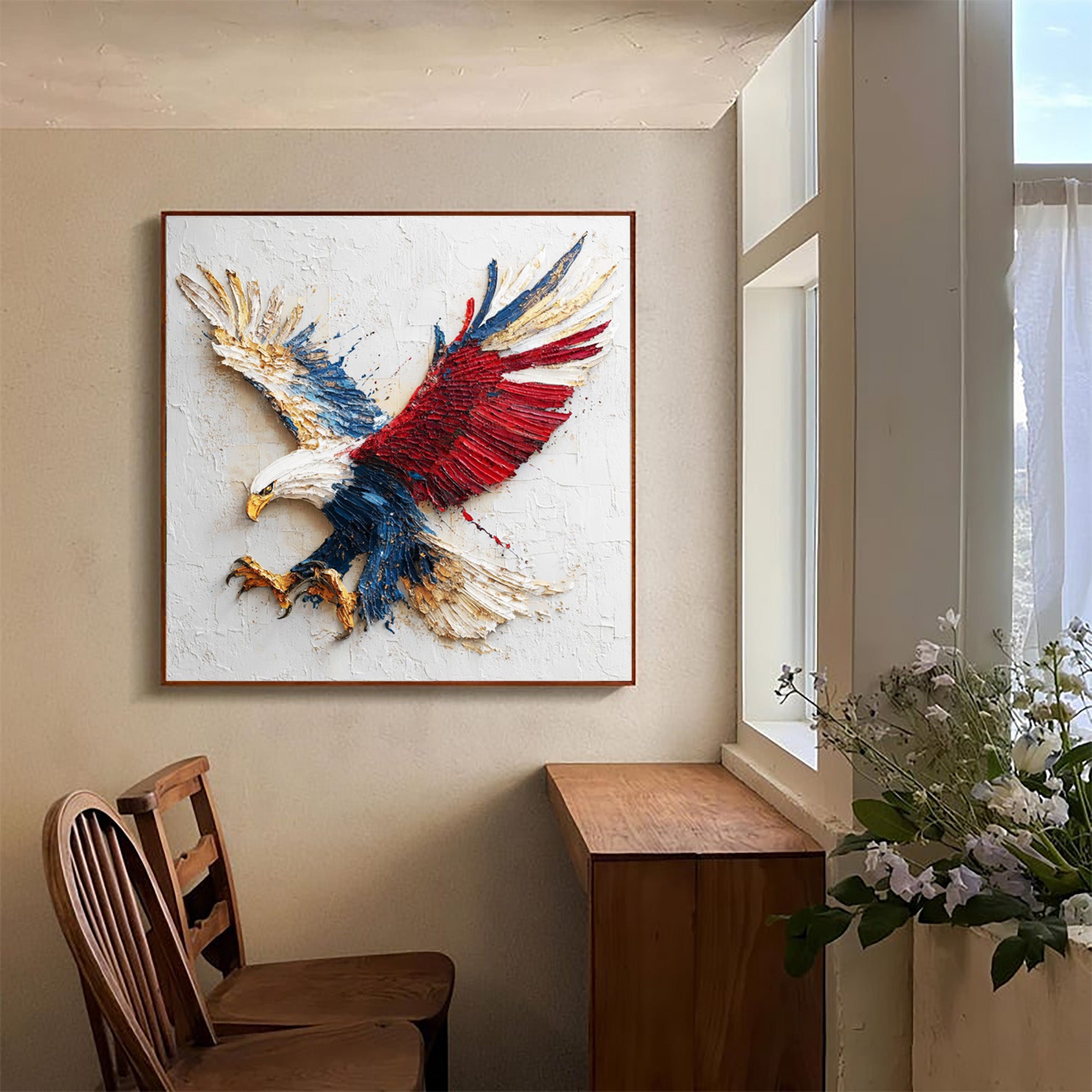 Eagle Oil Painting--#G06