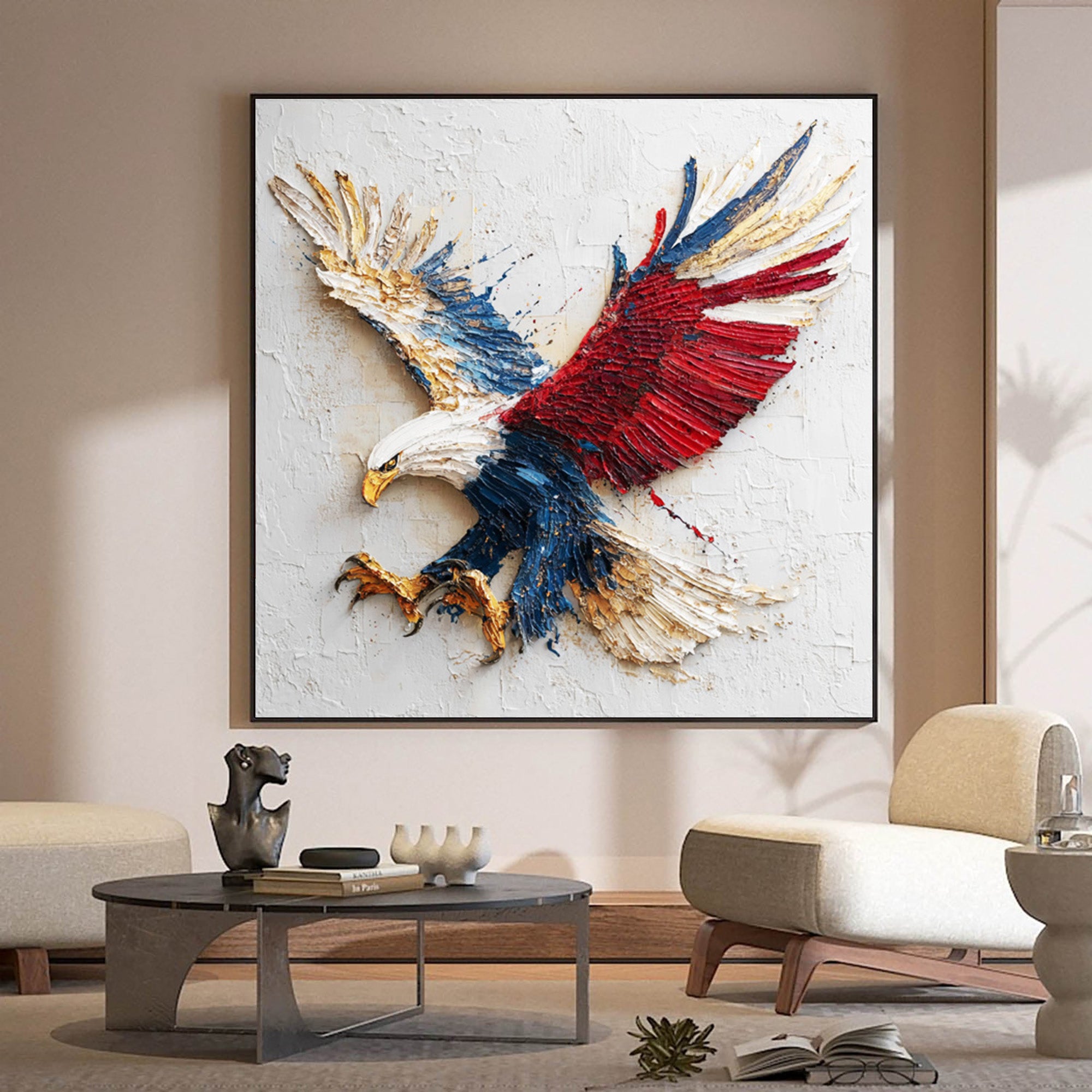 Eagle Oil Painting--#G06