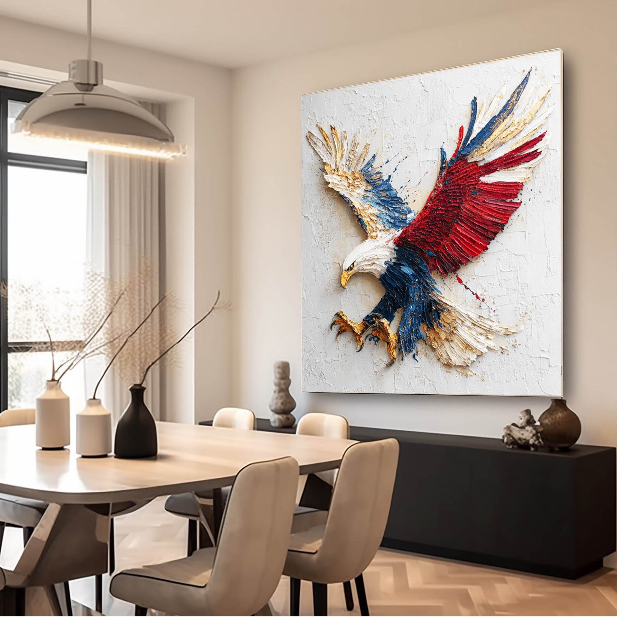 Eagle Oil Painting--#G06