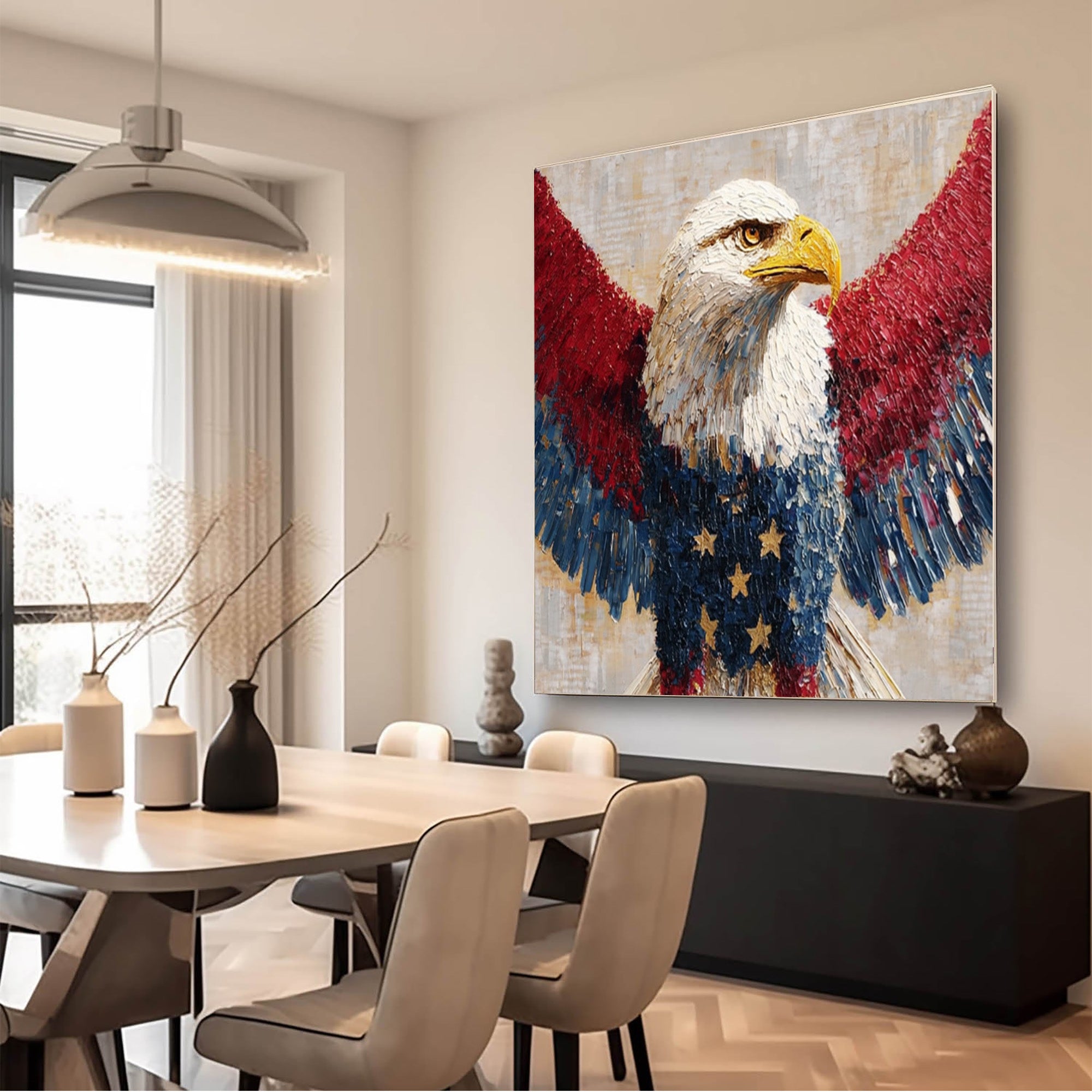 Eagle Oil Painting--#G07