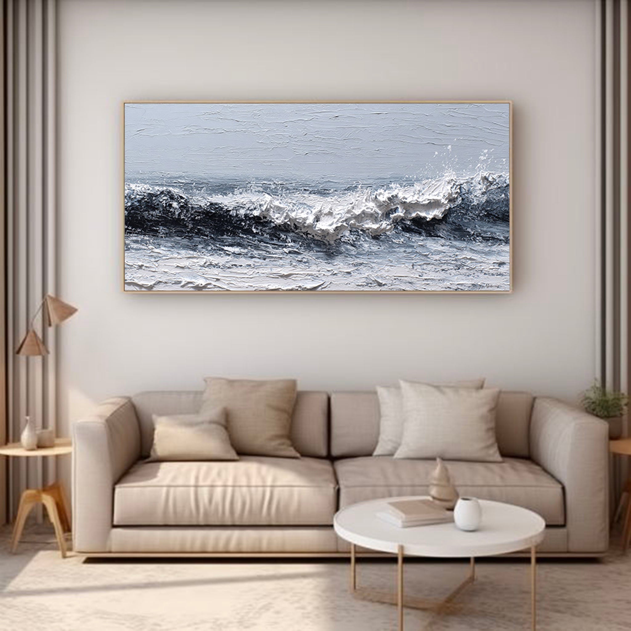 Ocean Waves Art-D009