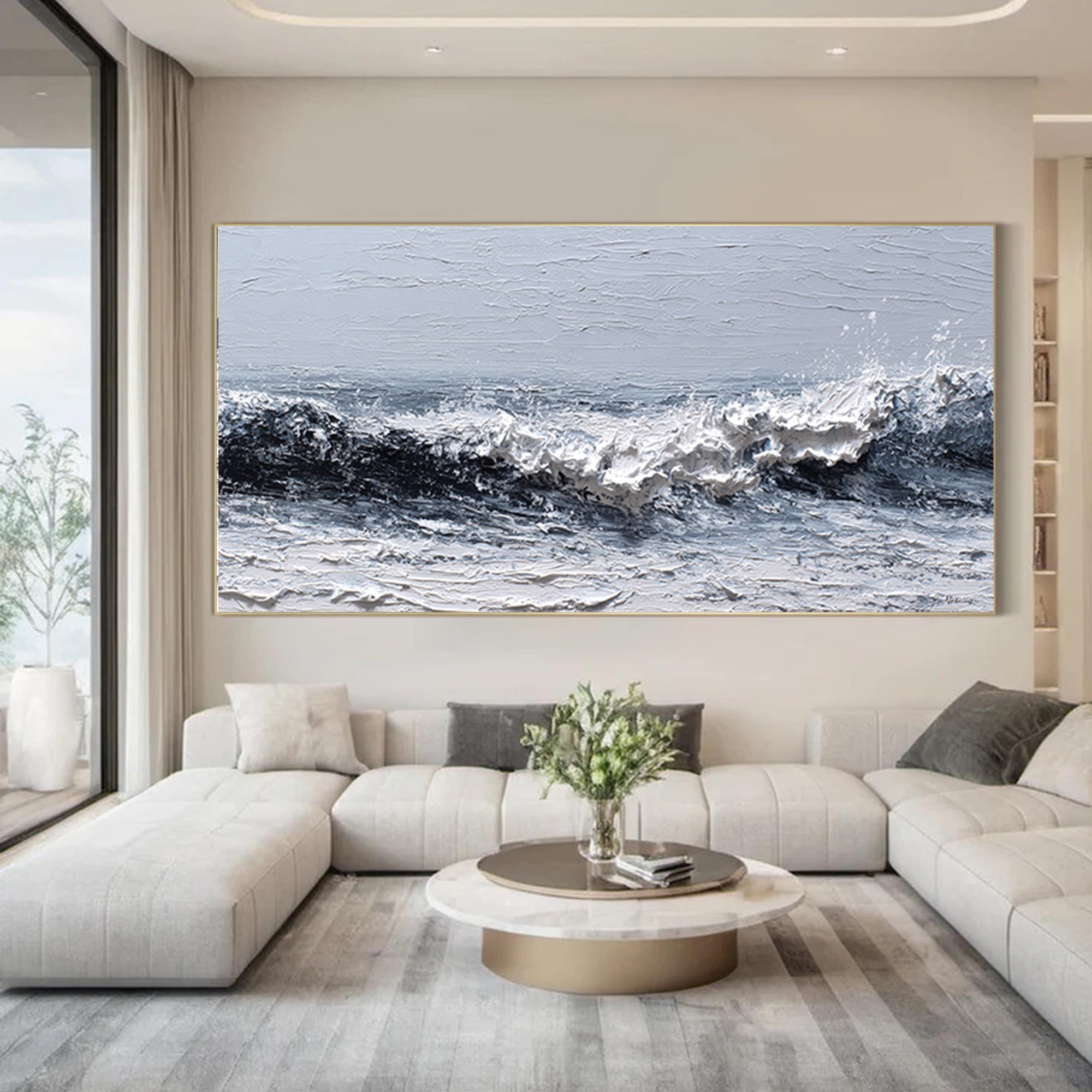 Ocean Waves Art-D009
