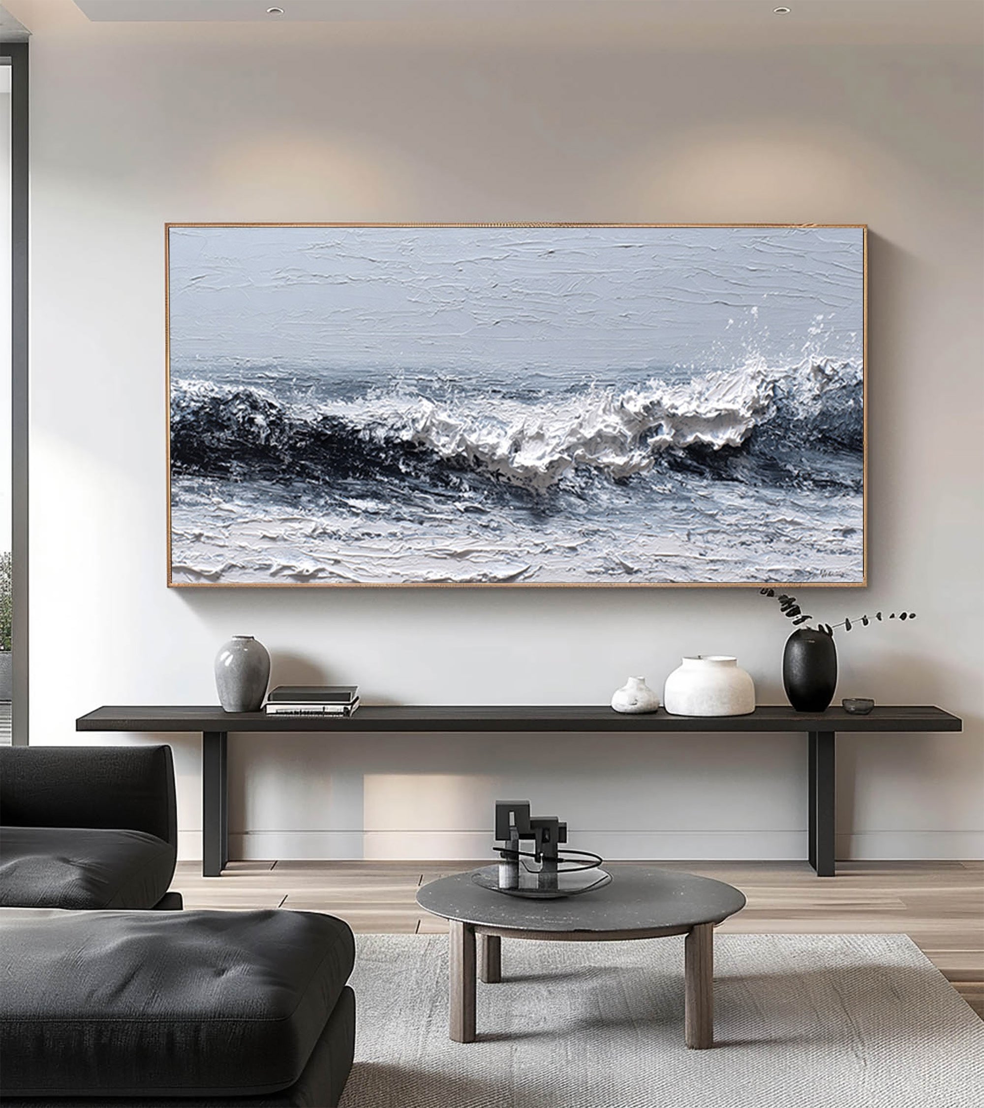 Ocean Waves Art-D009