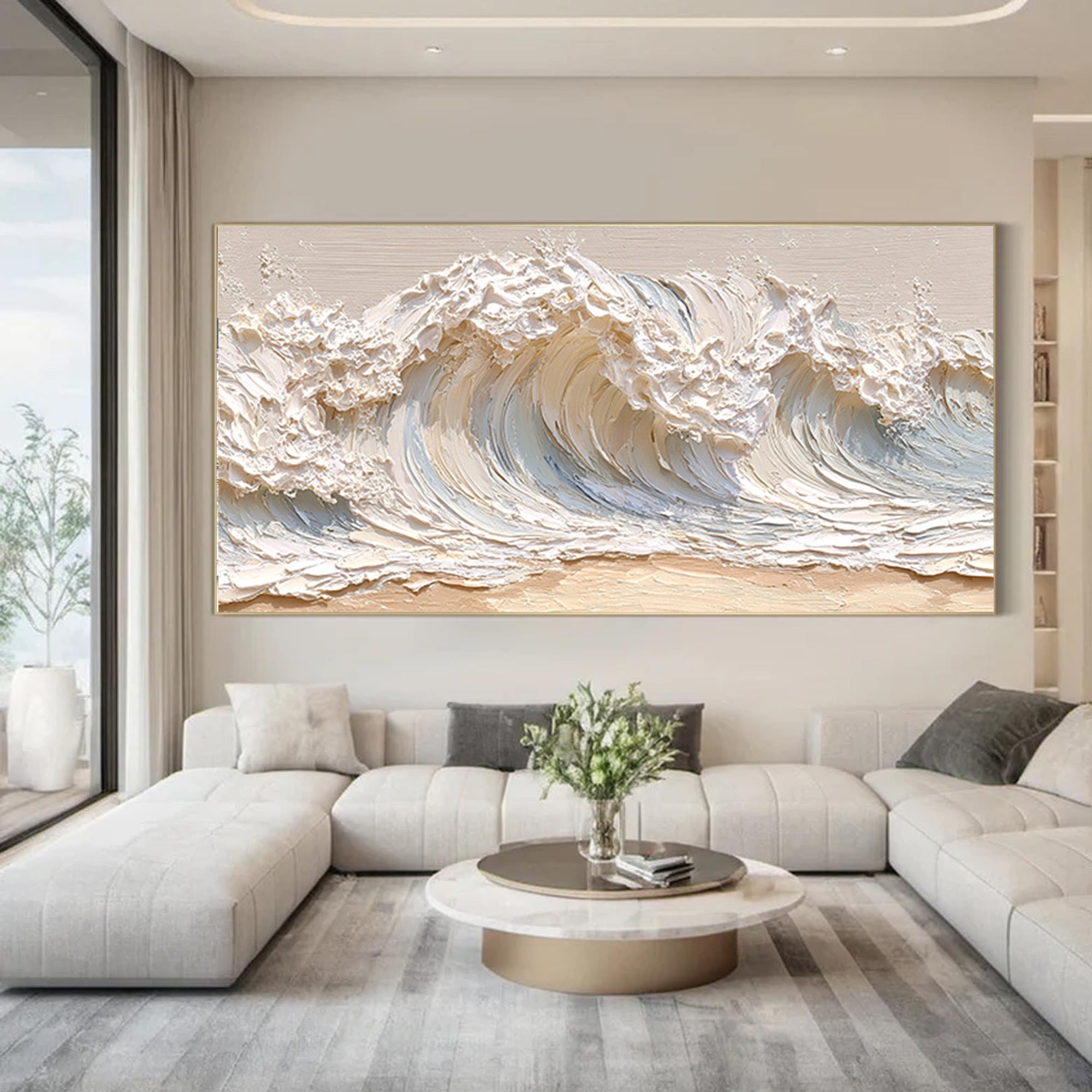 Ocean Waves Art-D010
