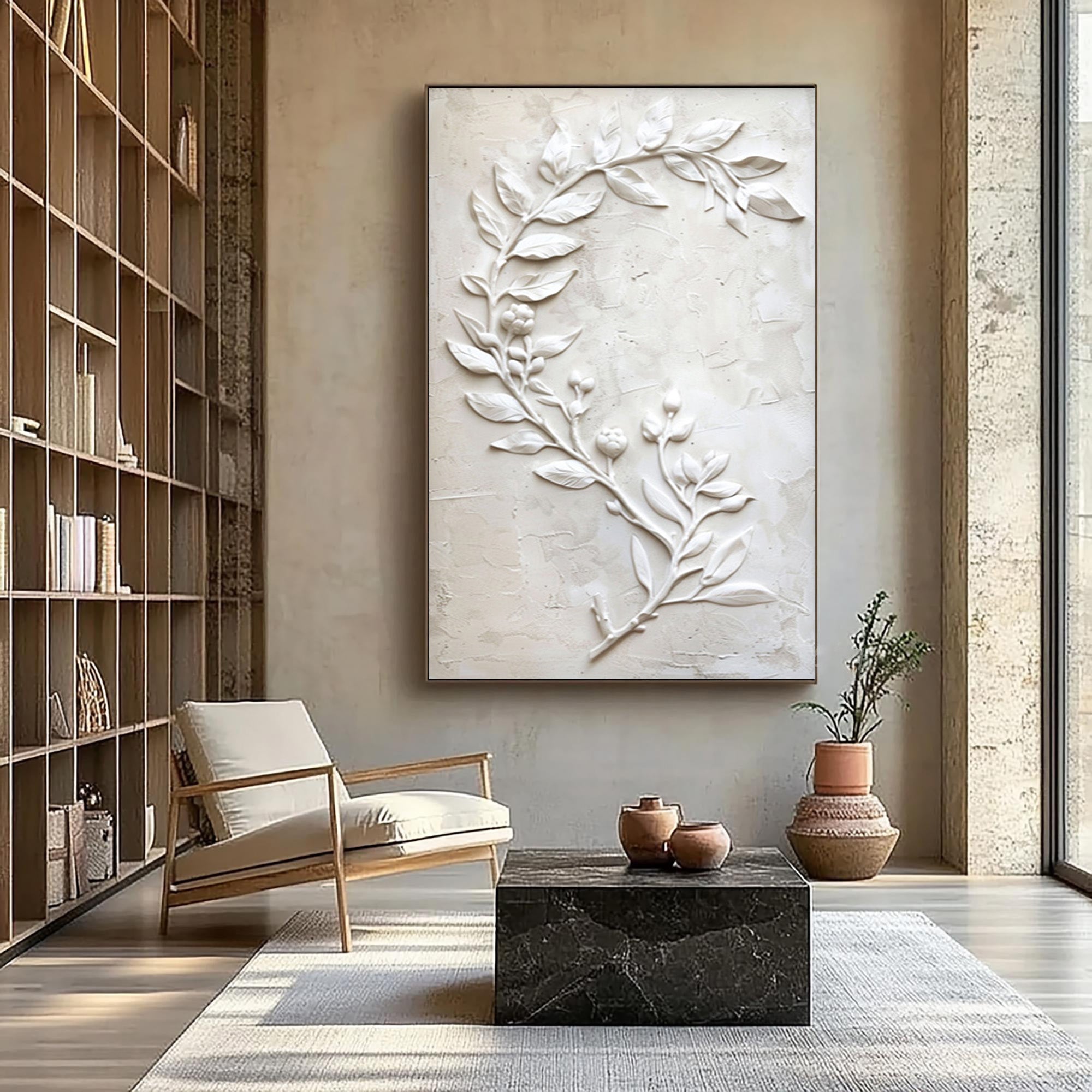 Leaf Canvas Art--#F001