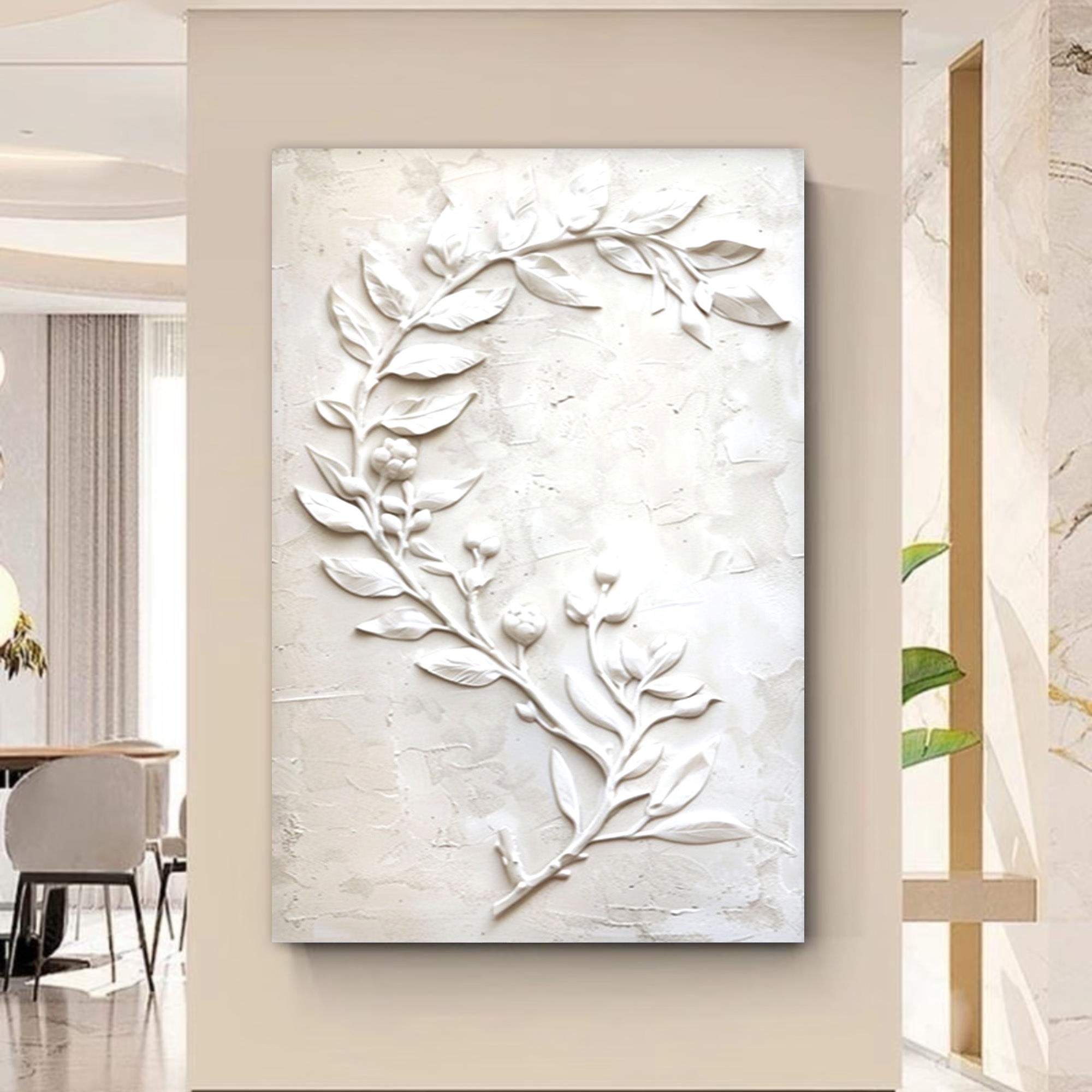 Leaf Canvas Art--#F001