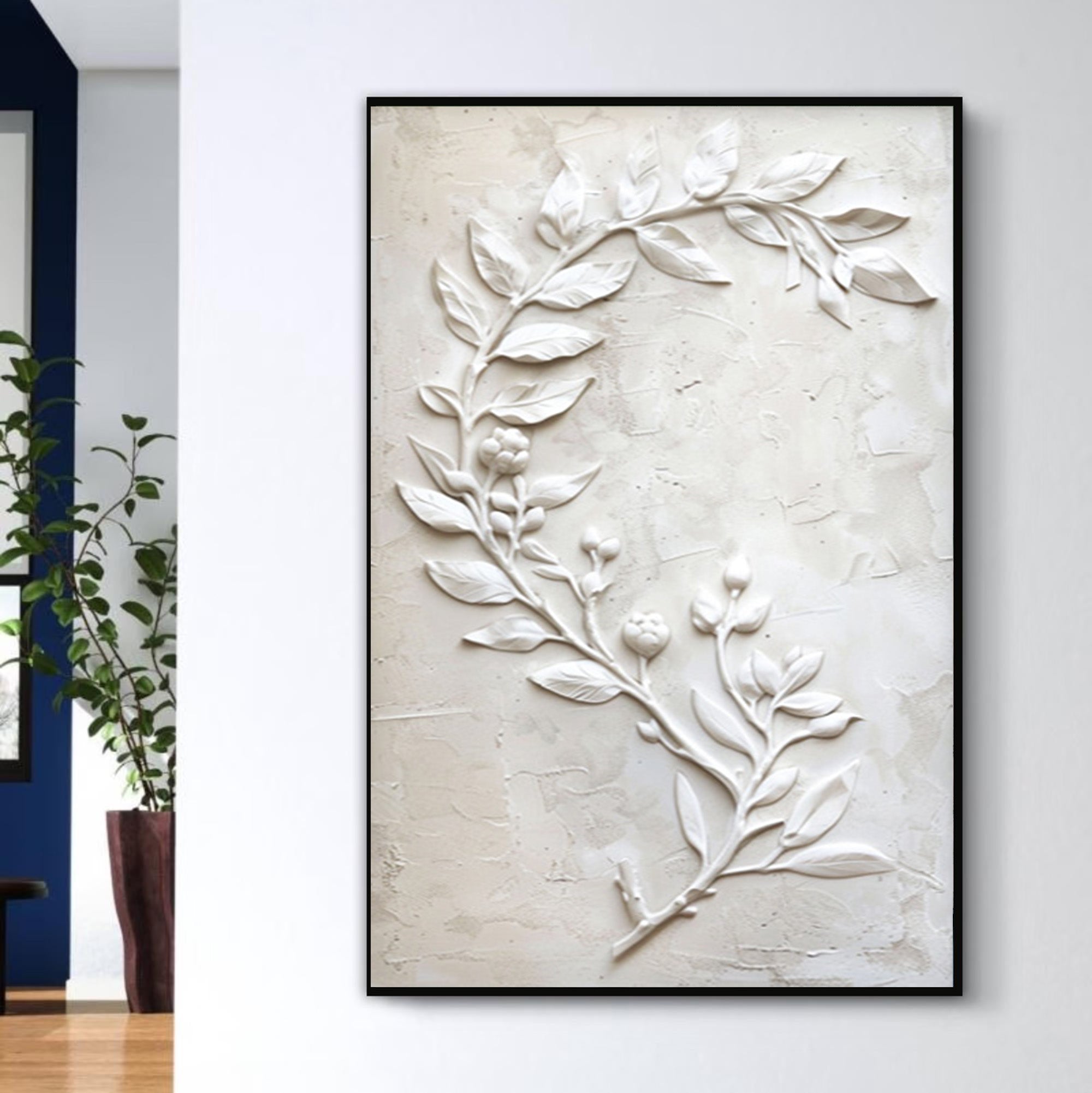 Leaf Canvas Art--#F001