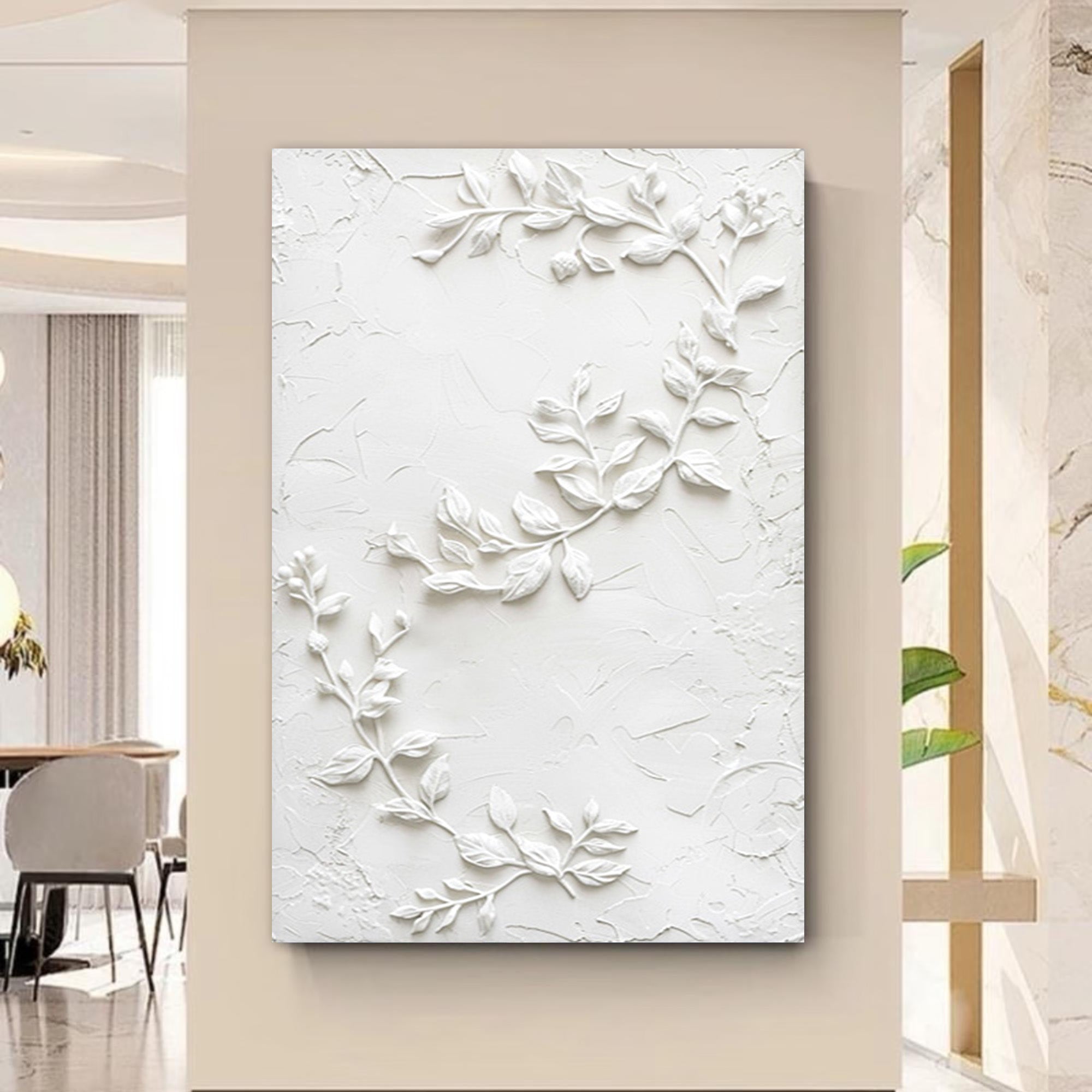 Leaf Canvas Art--#F002