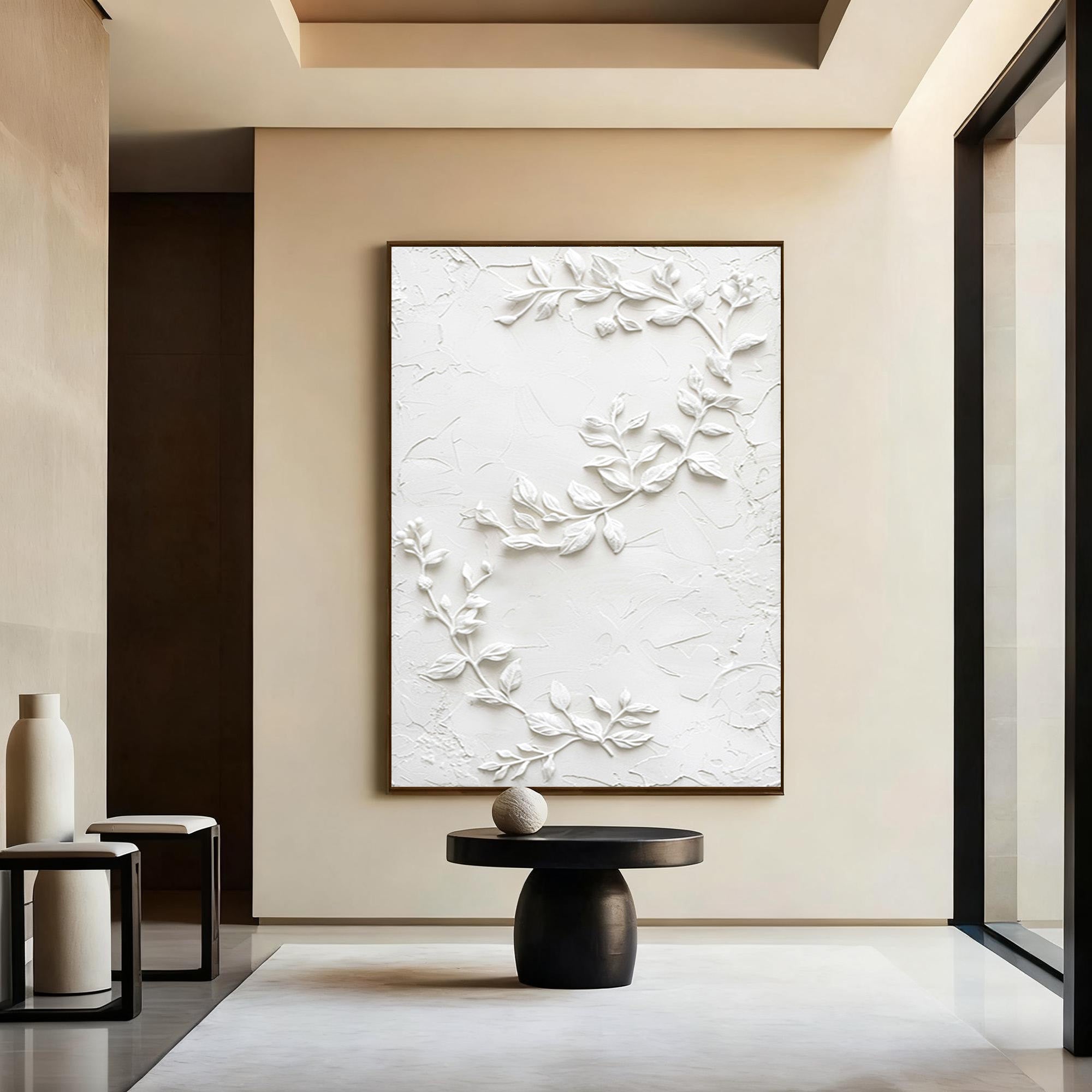 Leaf Canvas Art--#F002