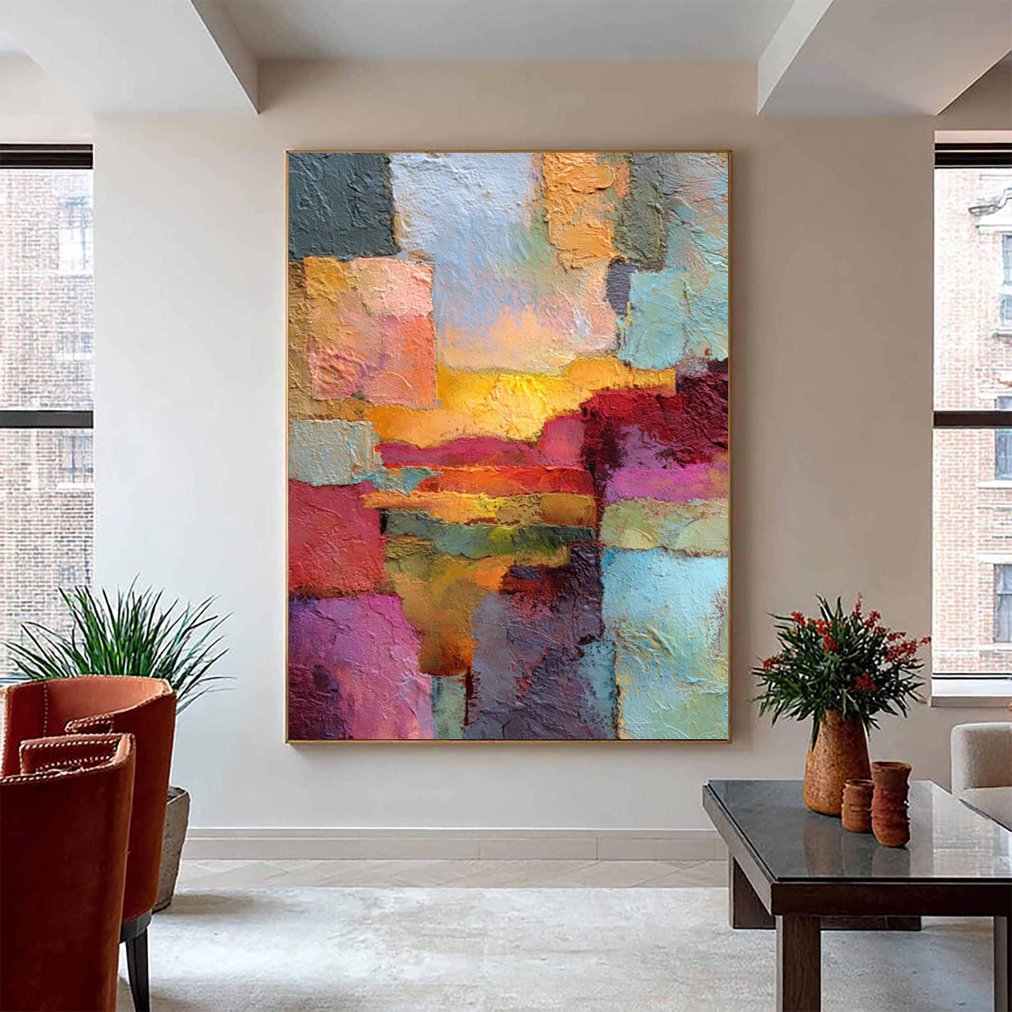 Colorful Abstract Art--TG01