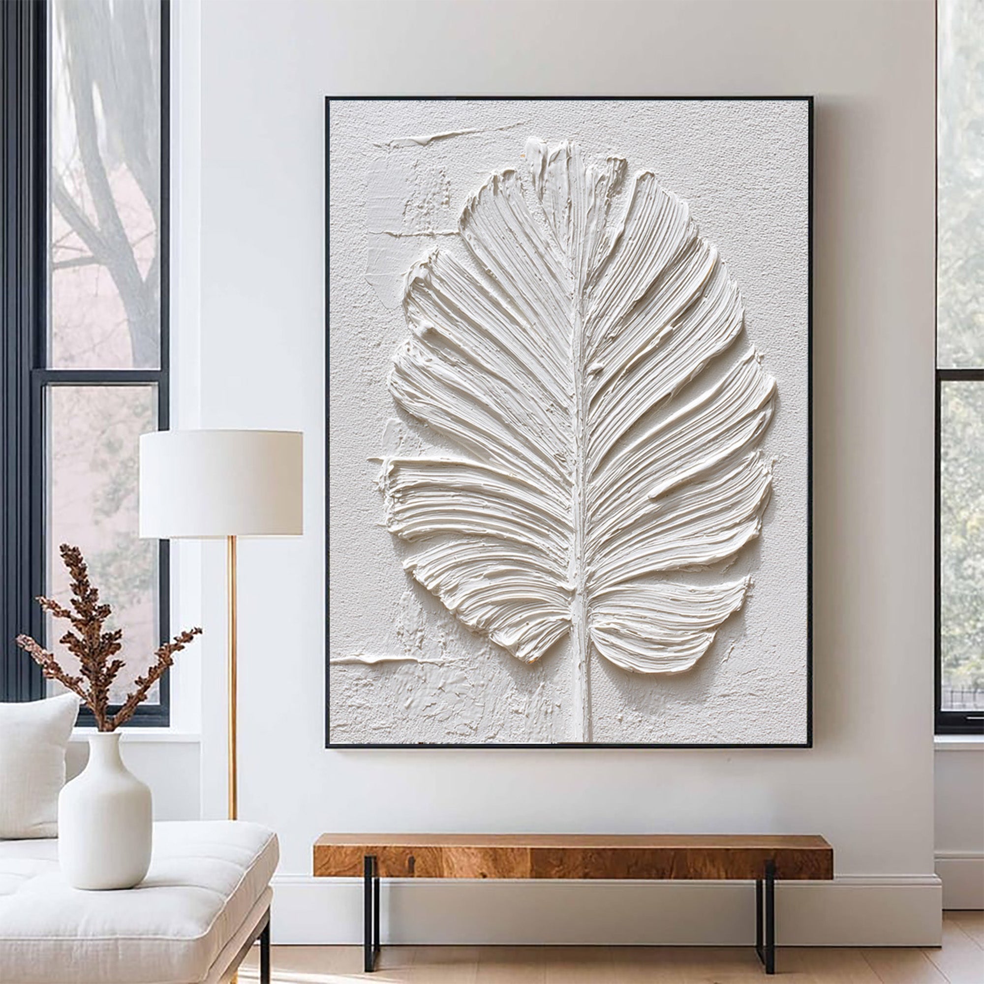 Leaf Canvas Art--#F003