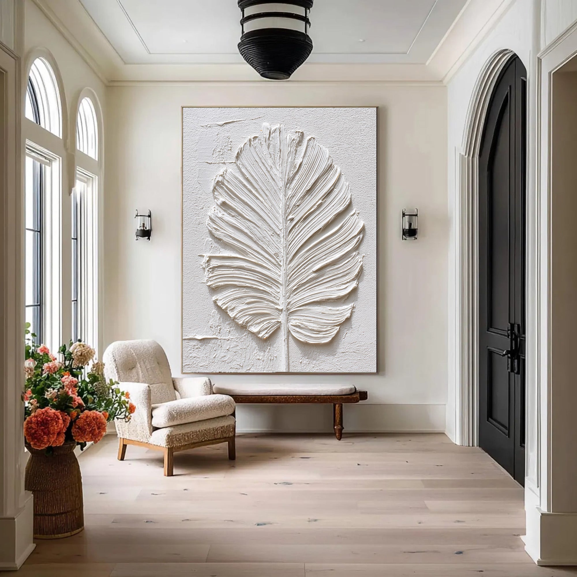 Leaf Canvas Art--#F003
