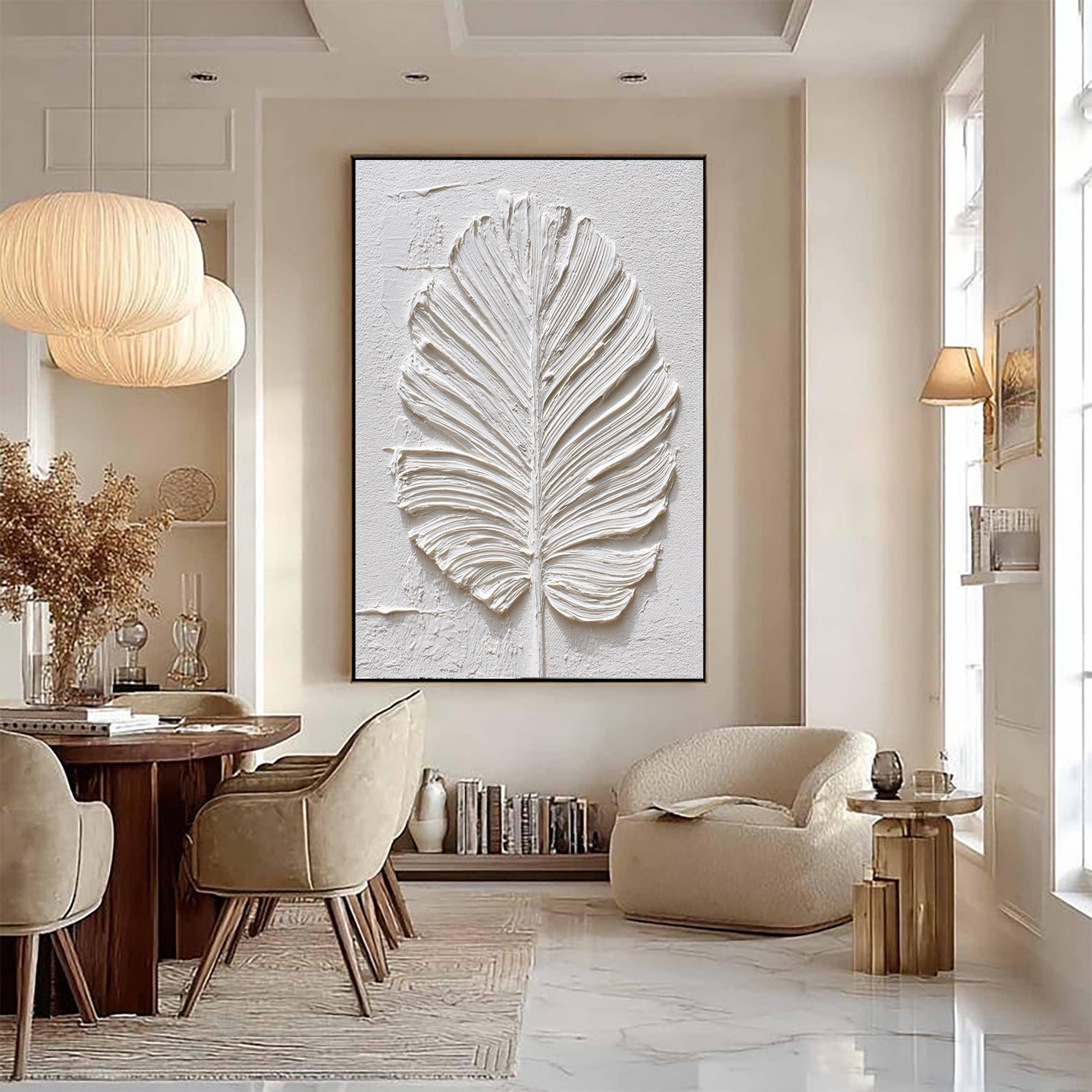 Leaf Canvas Art--#F003