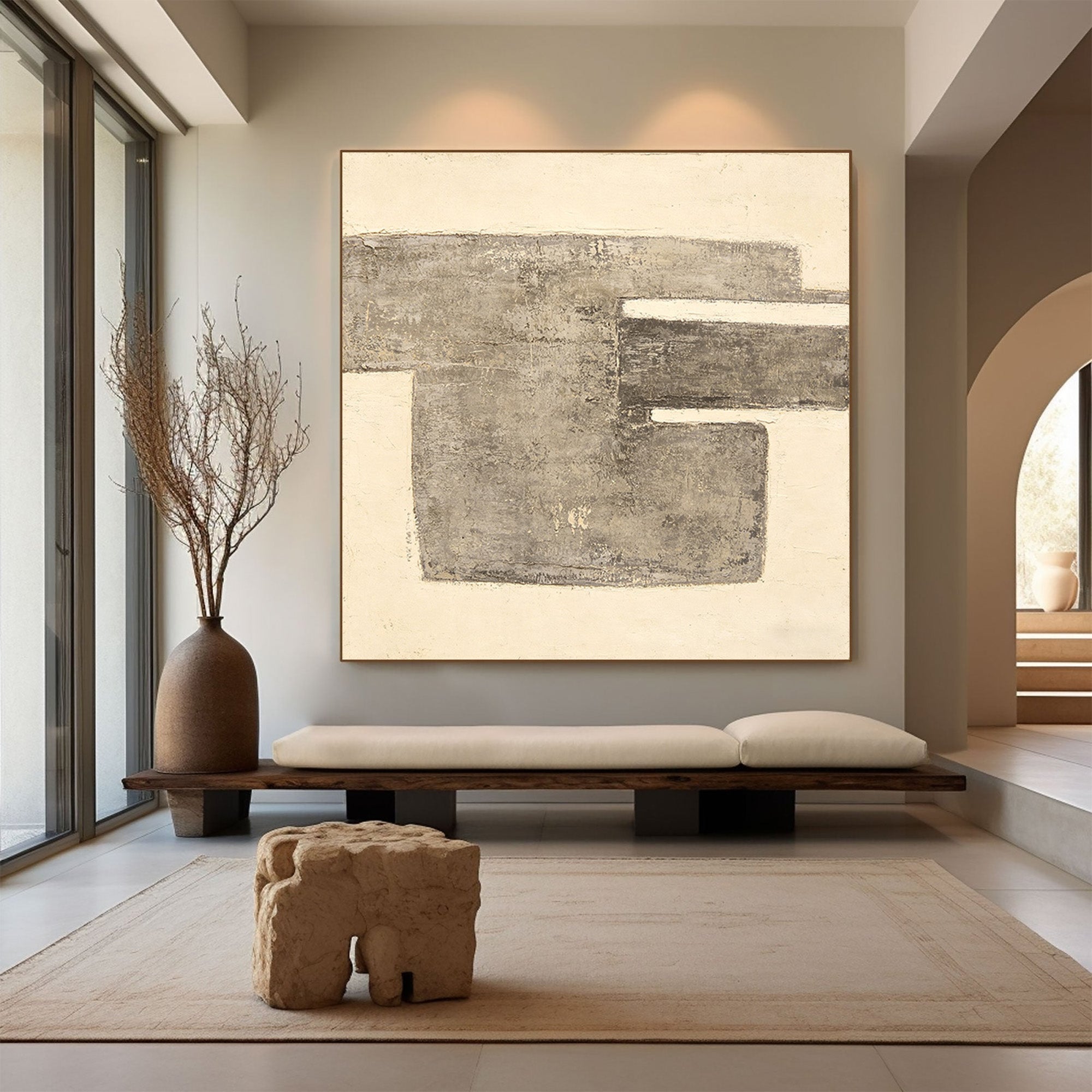 Beige Wabi Sabi--D007
