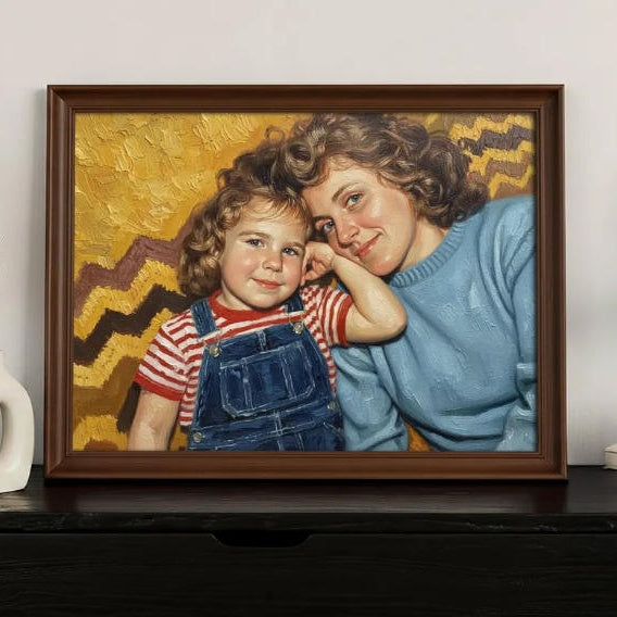 Custom Mother Oil Portrait