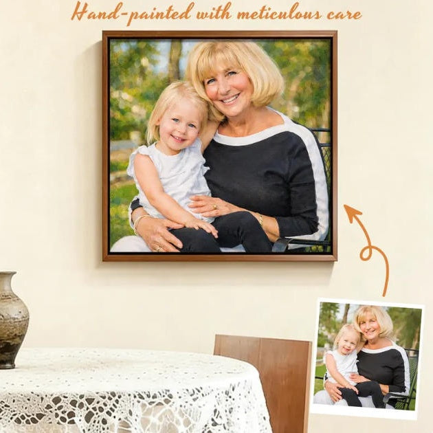 Custom Mother Oil Portrait