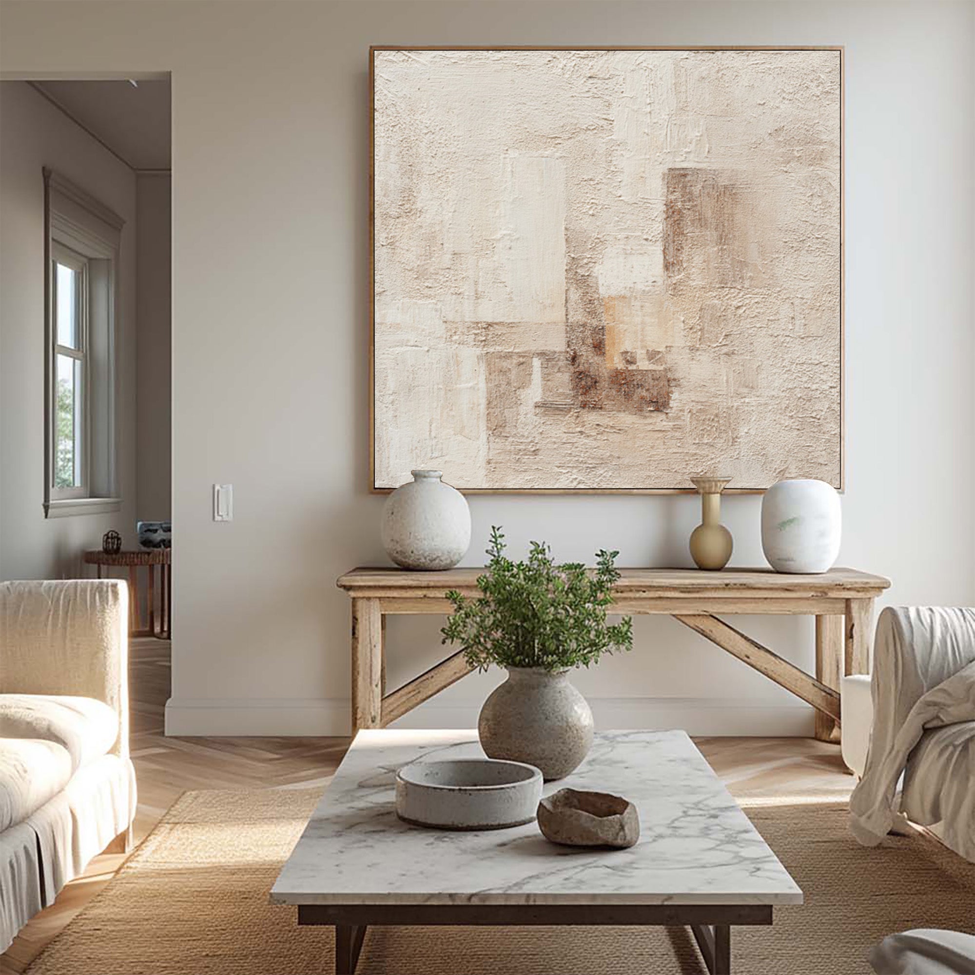 Beige Wabi Sabi--D010