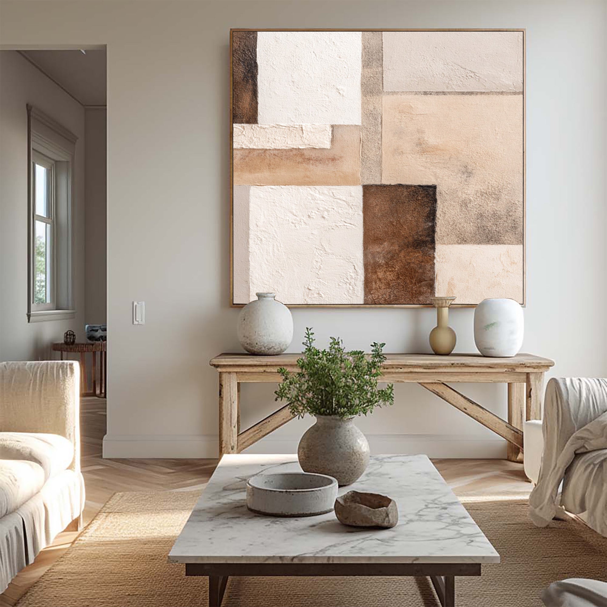 Beige Wabi Sabi--D011