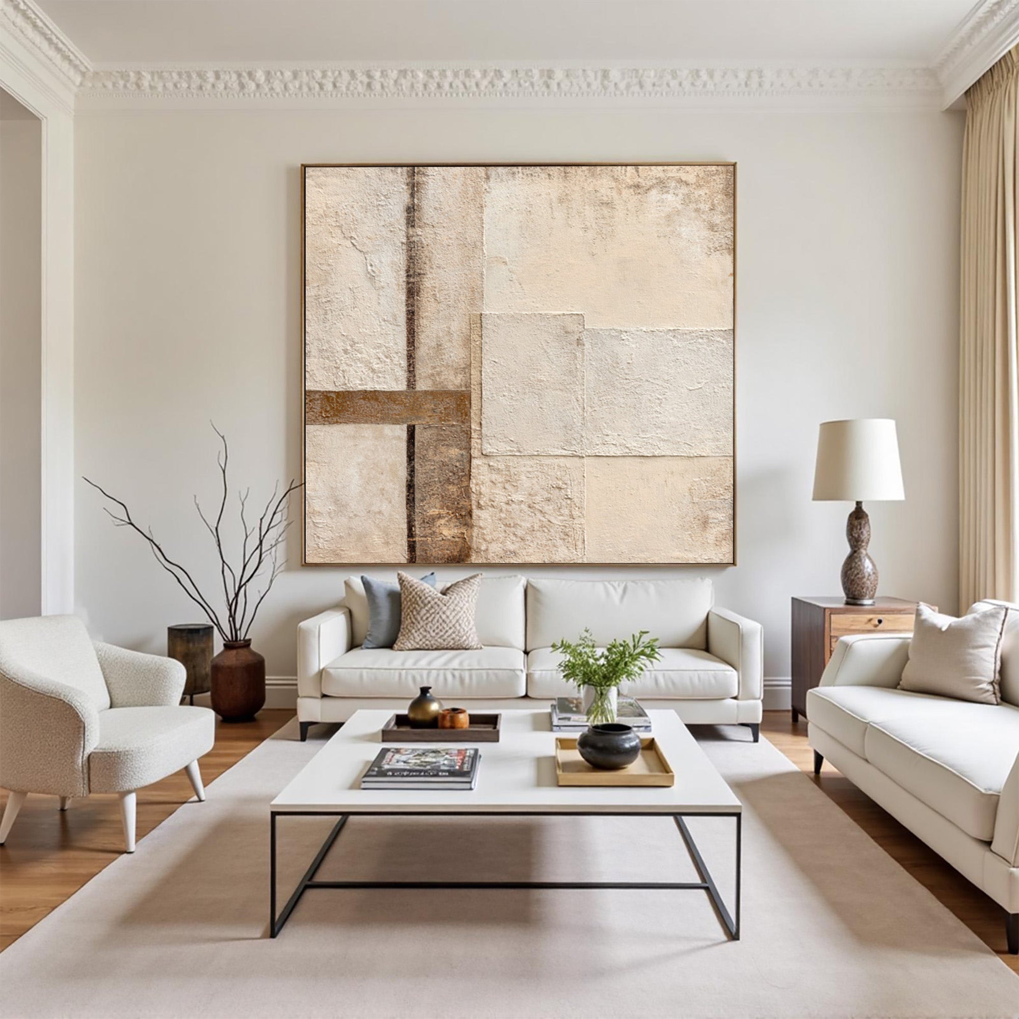 Beige Wabi Sabi--D012