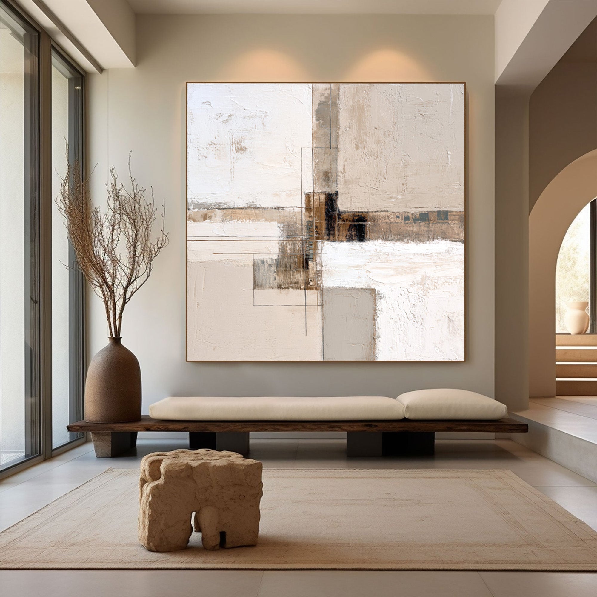 Beige Wabi Sabi--D013