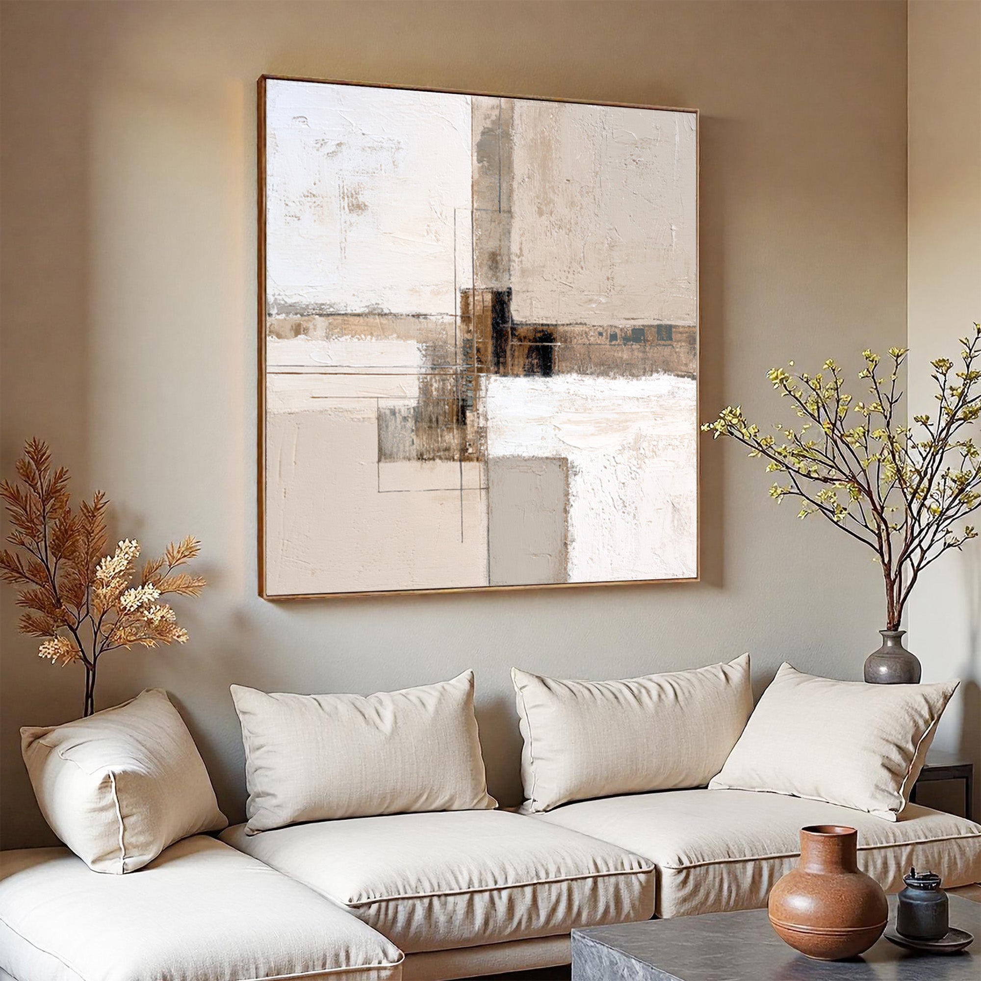 Beige Wabi Sabi--D013