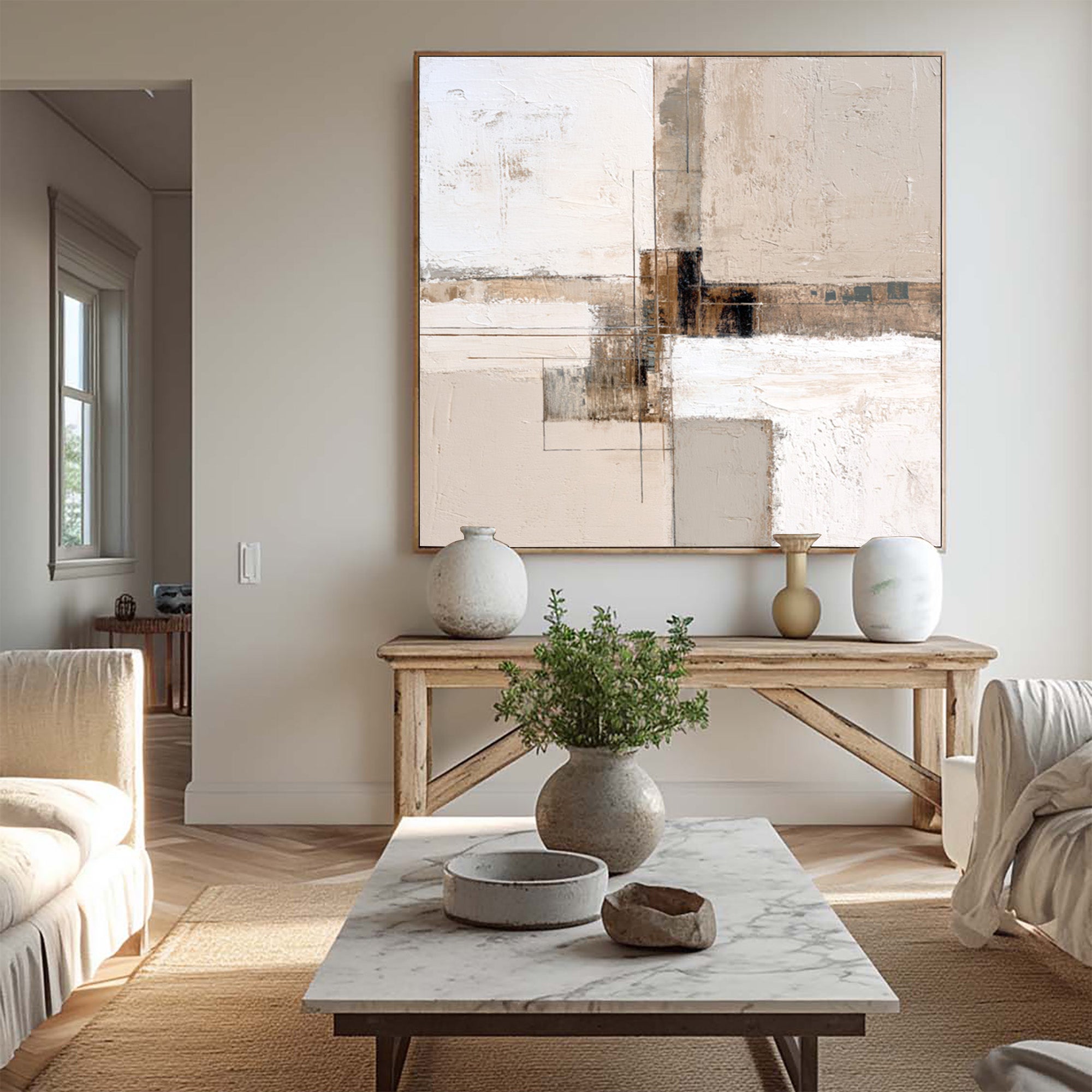Beige Wabi Sabi--D013
