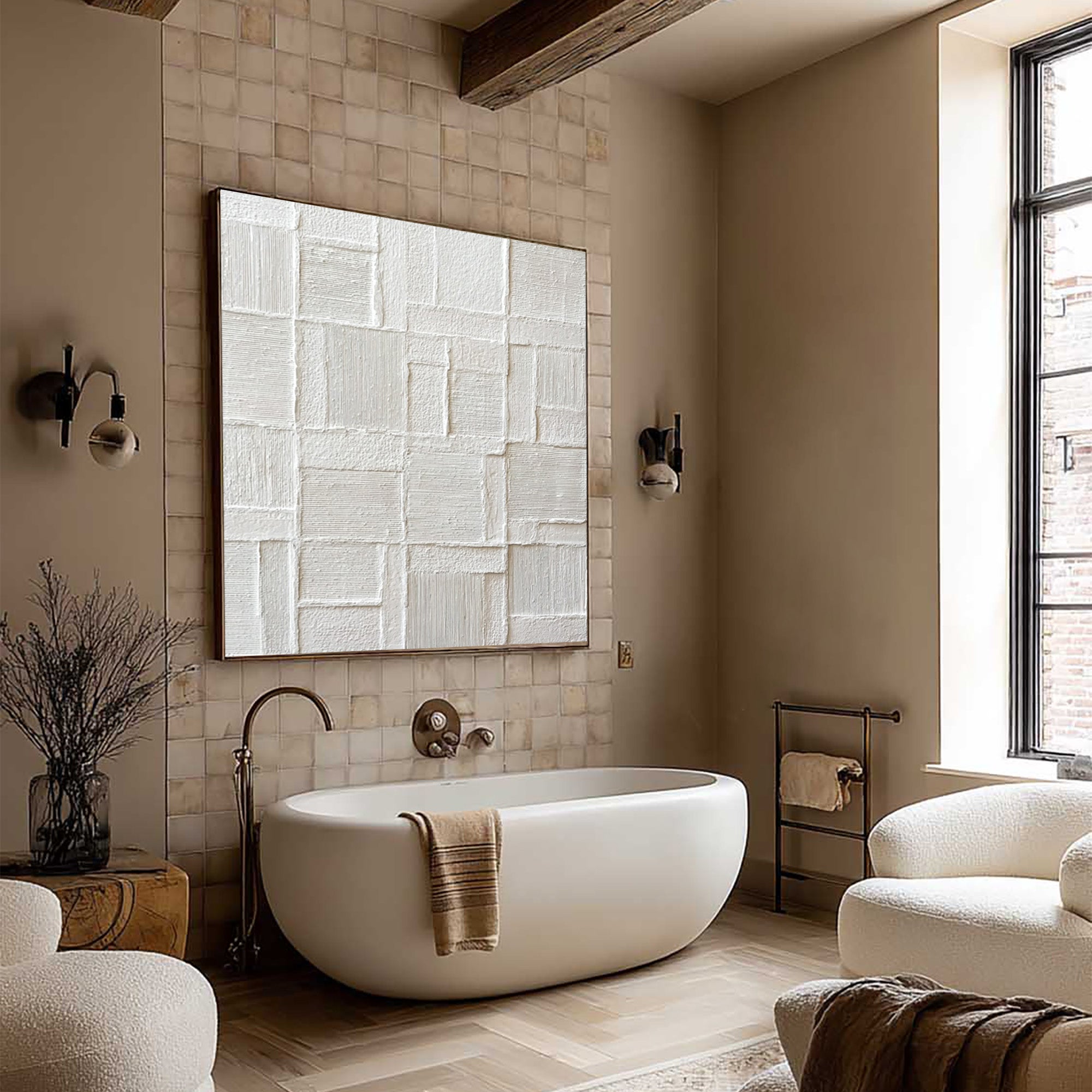 Beige Wabi Sabi--D014