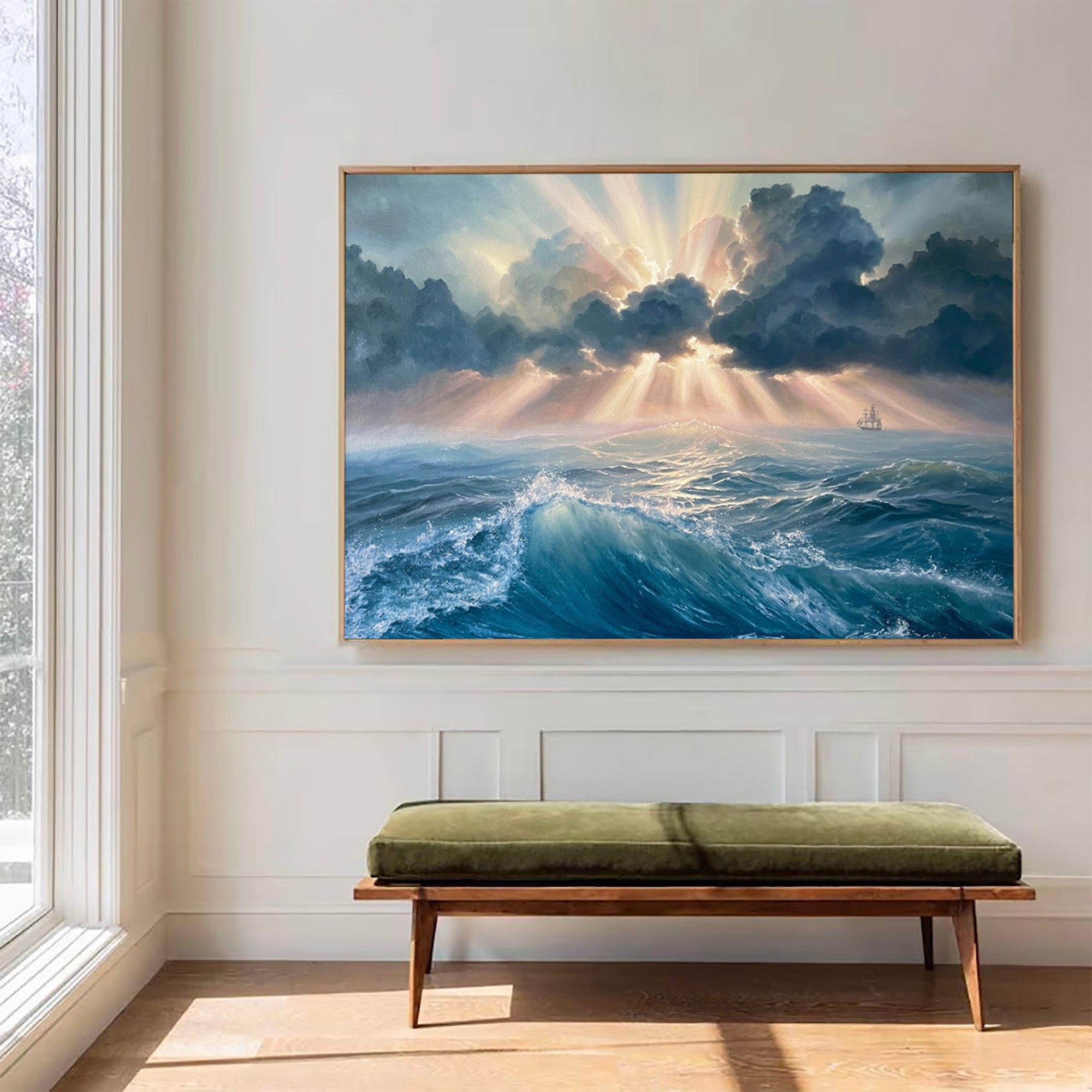 Ocean Waves Art-D008