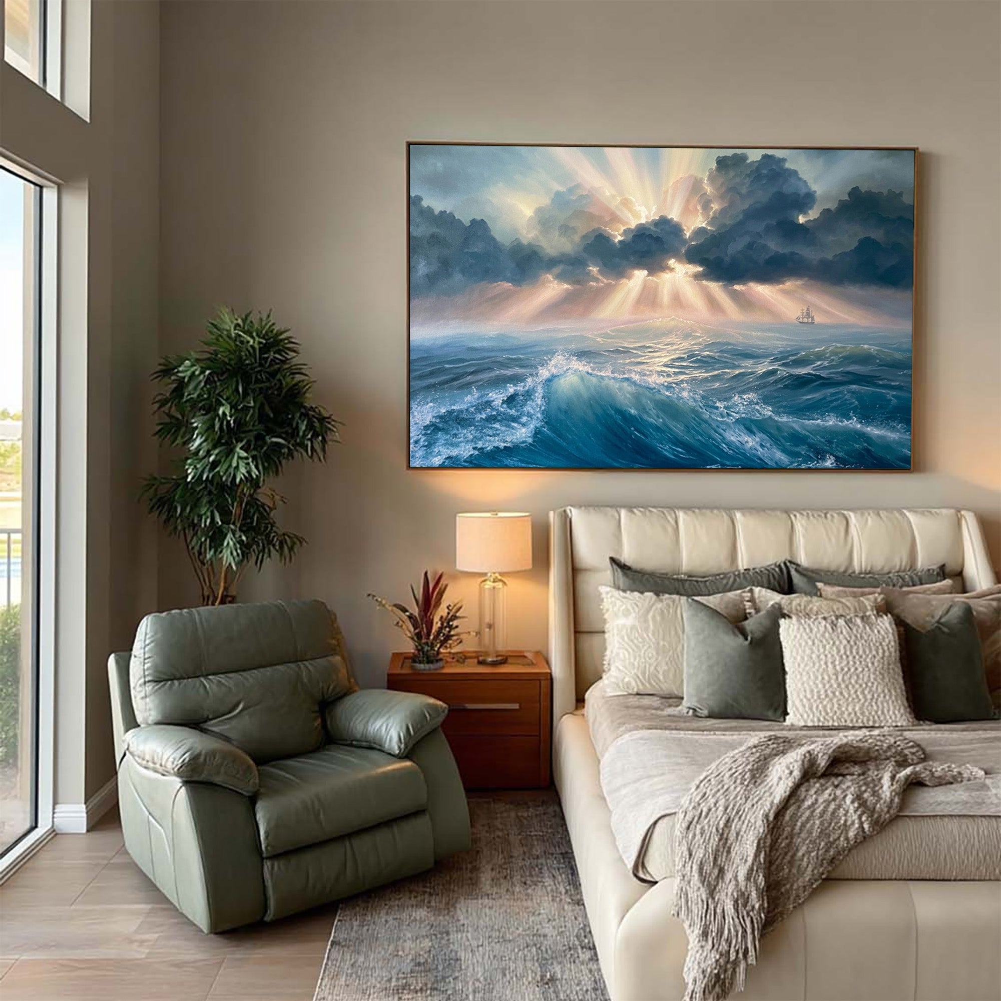 Ocean Waves Art-D008