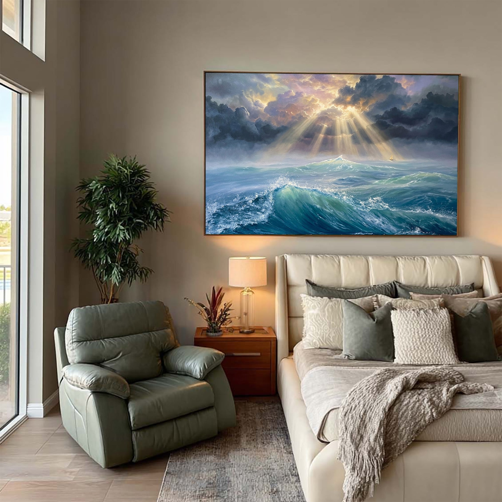 Ocean Waves Art-D009