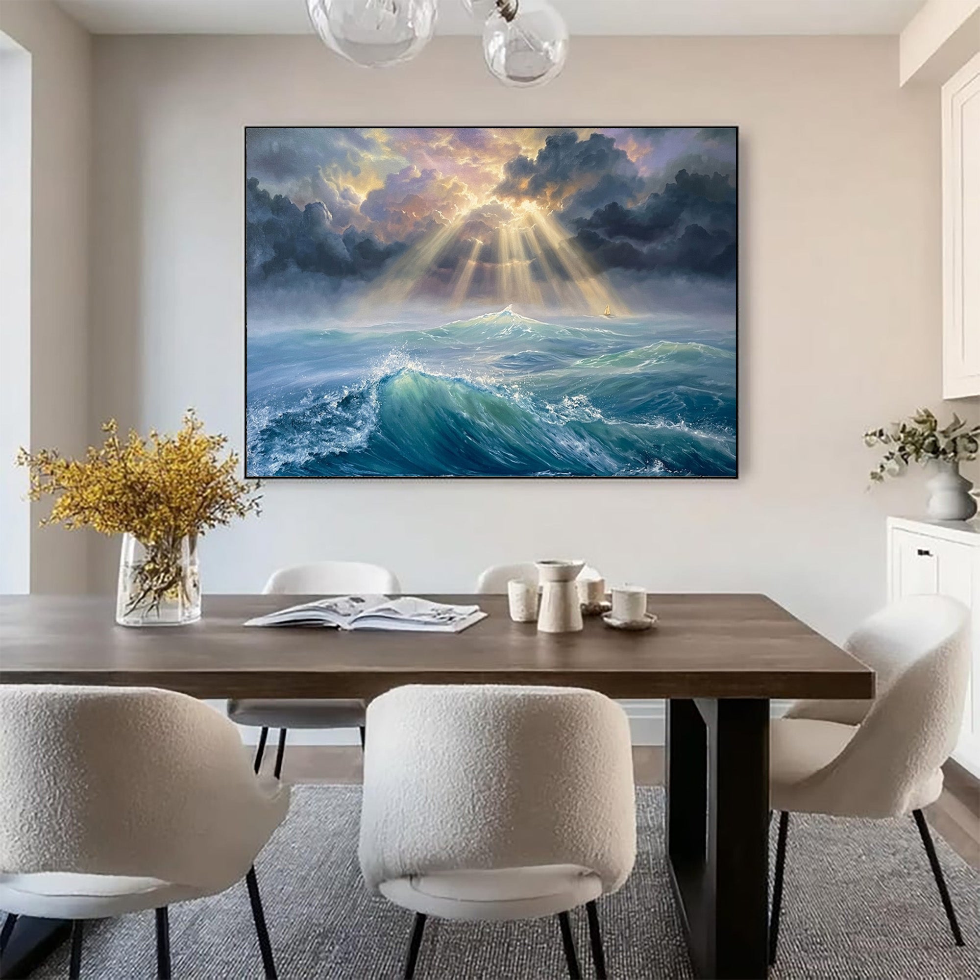 Ocean Waves Art-D009