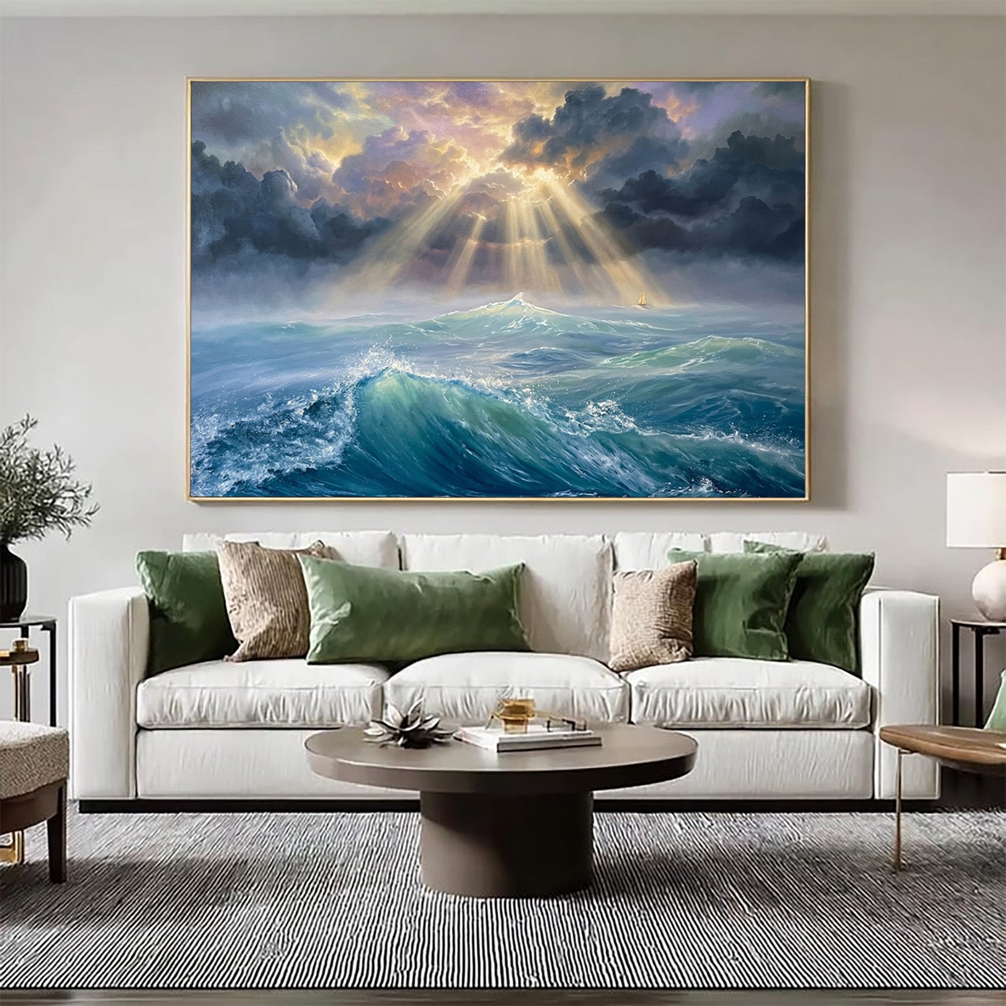 Ocean Waves Art-D009