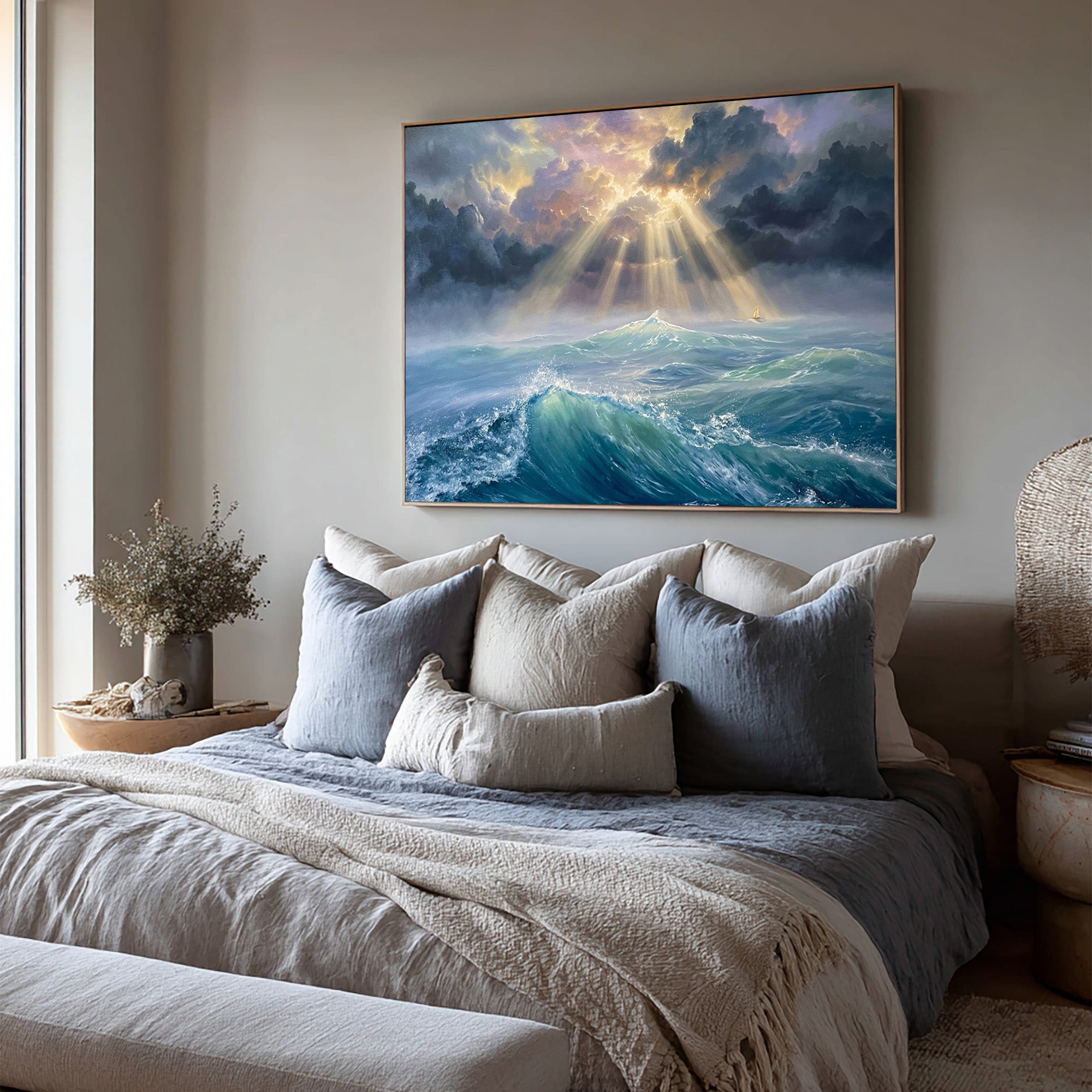 Ocean Waves Art-D009