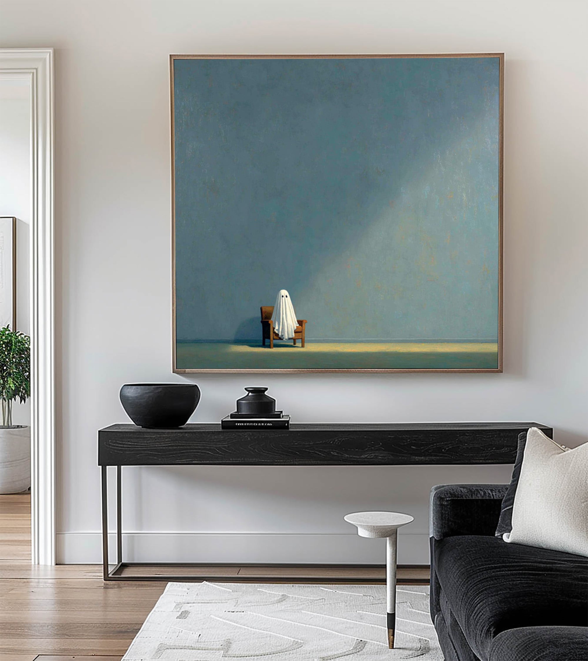 Ghost Oil Painting--HU001
