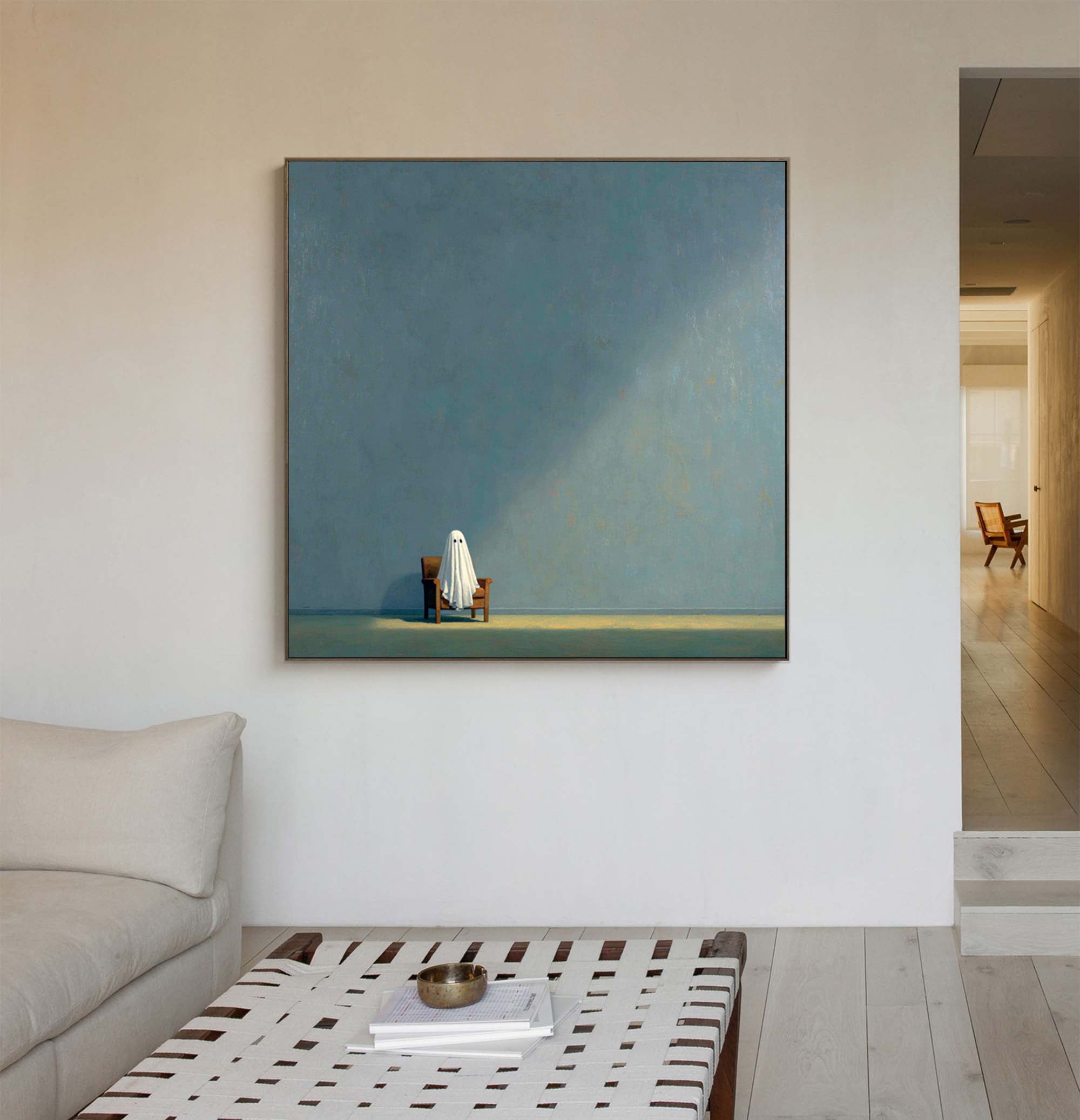 Ghost Oil Painting--HU001