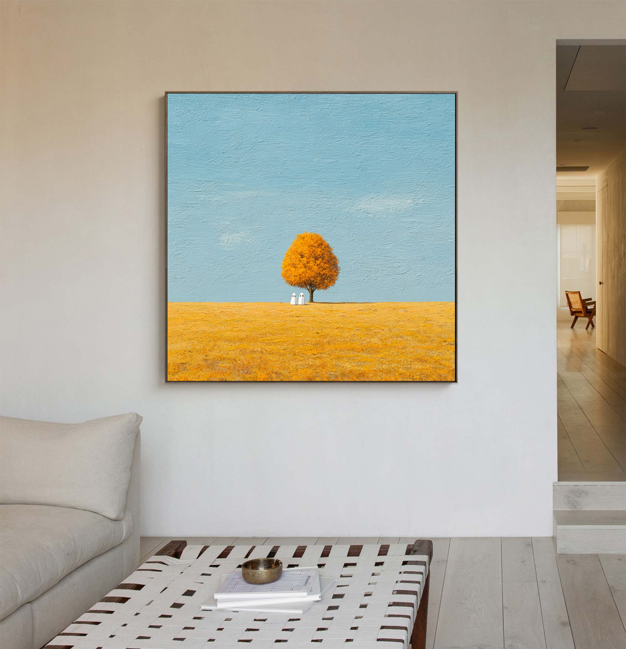 Ghost Oil Painting--HU002