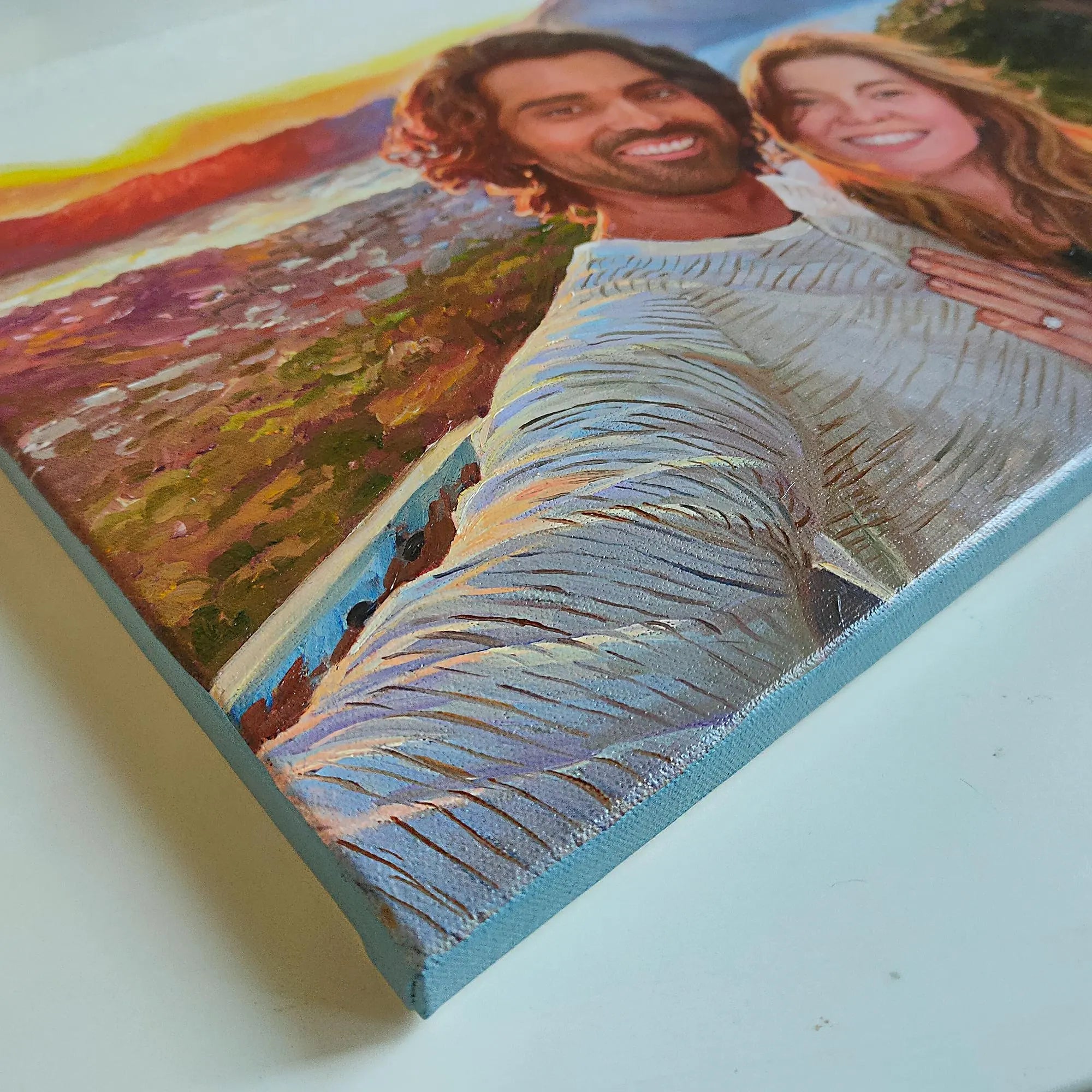 Custom Anniversary Oil Portrait - PaintingShack