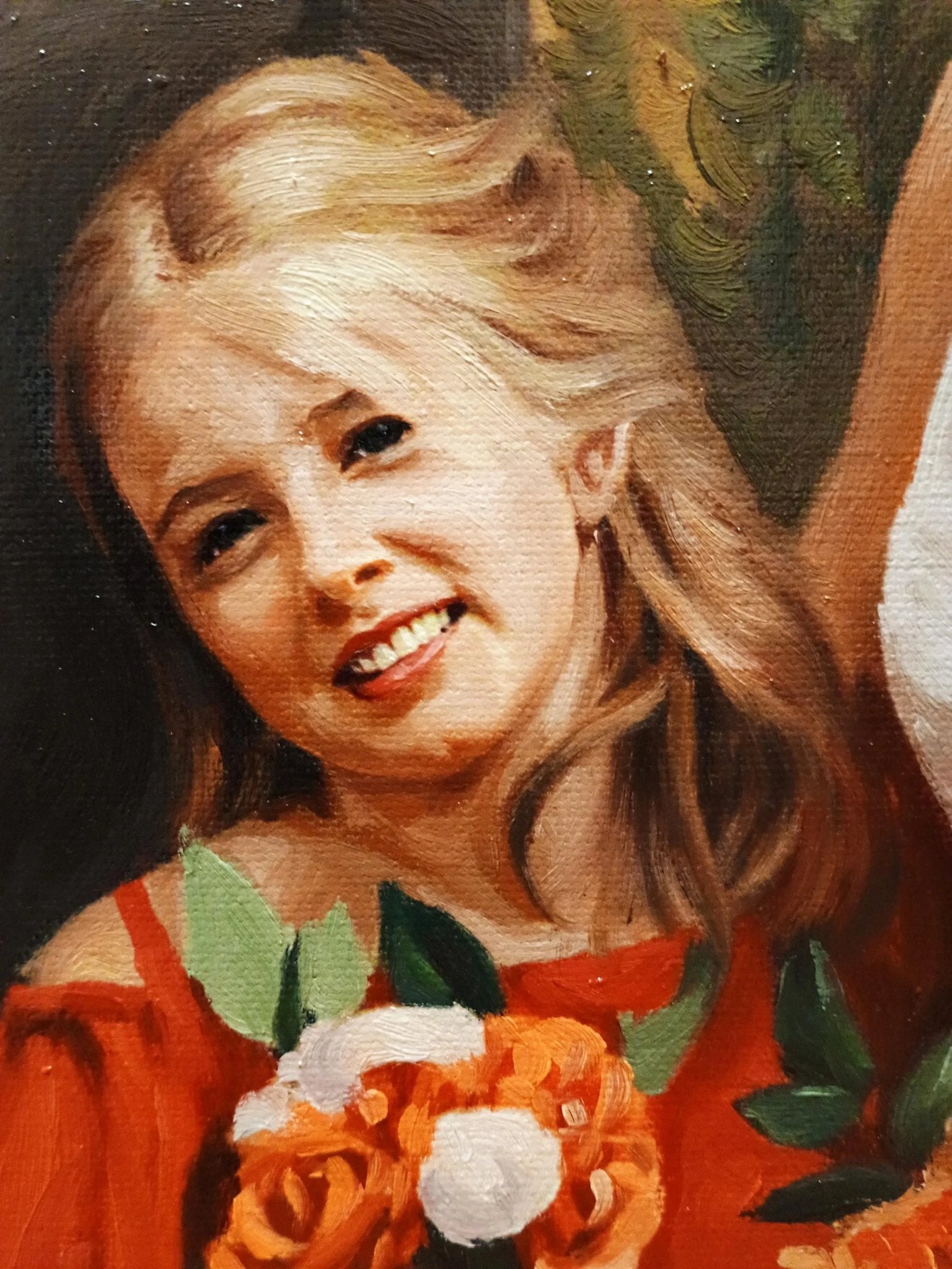 Custom oil painting portrait on canvas, Custom wedding portrait on canvas from photo, Custom art, wedding gift, gift for wife, husband gift - PaintingShack