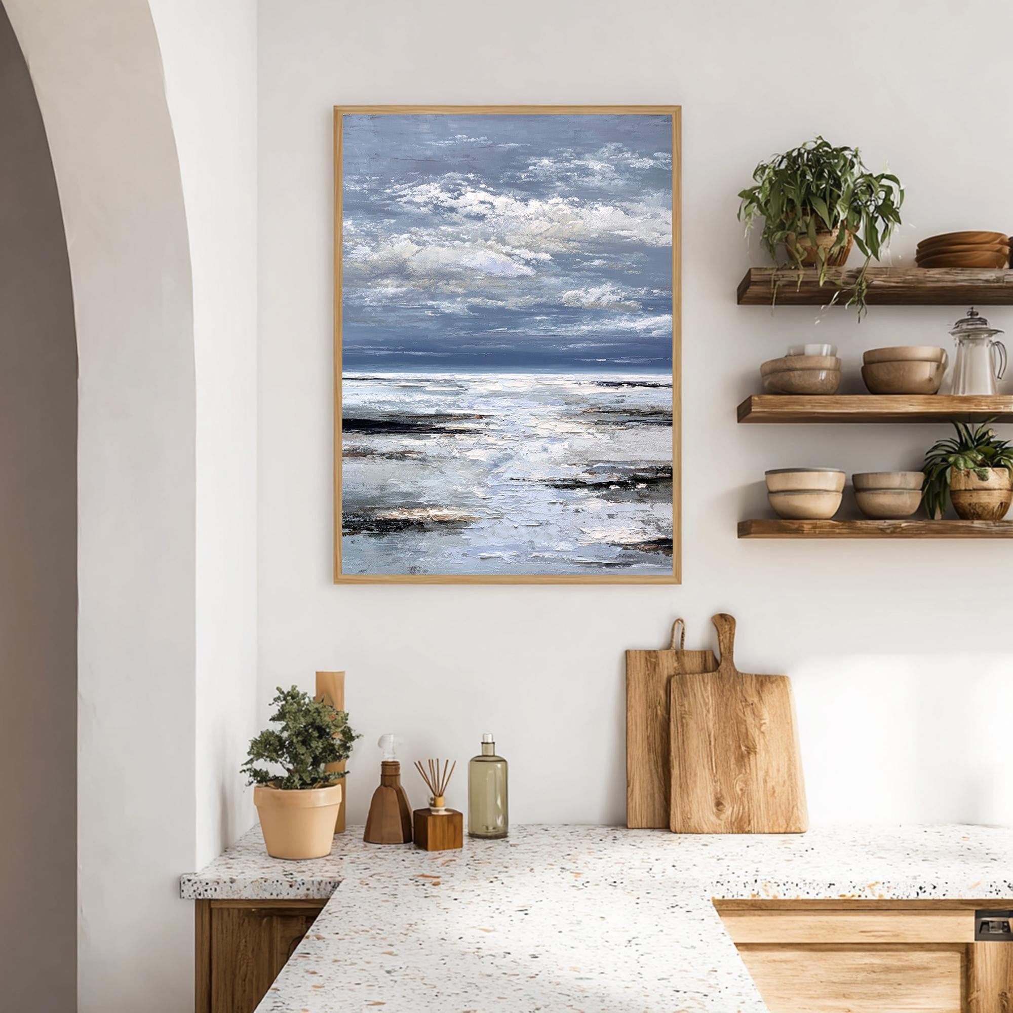 Ocean Waves Art-D013
