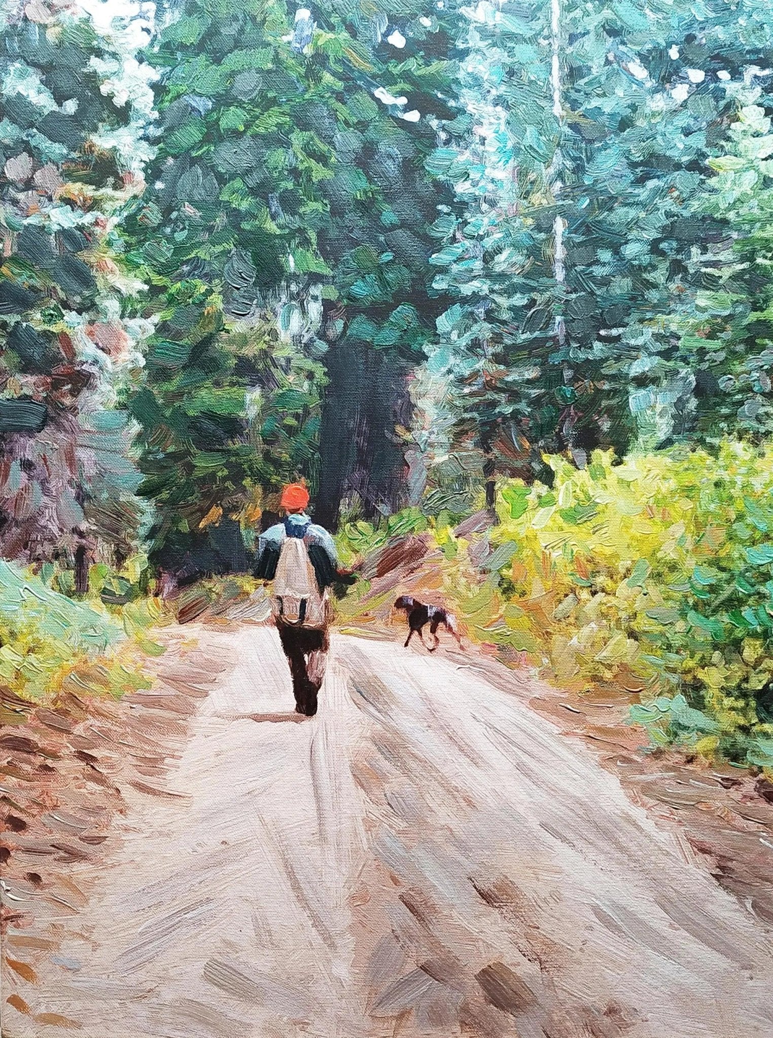 Original Landscape Painting from Photo — Custom Hand - Painted Commission Artwork, Dog Portrait or Small Oil Painting Gift - PaintingShack