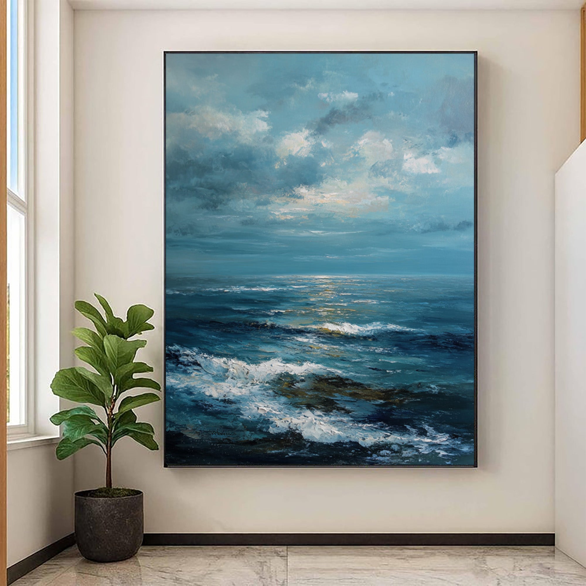 Ocean Waves Art-D015