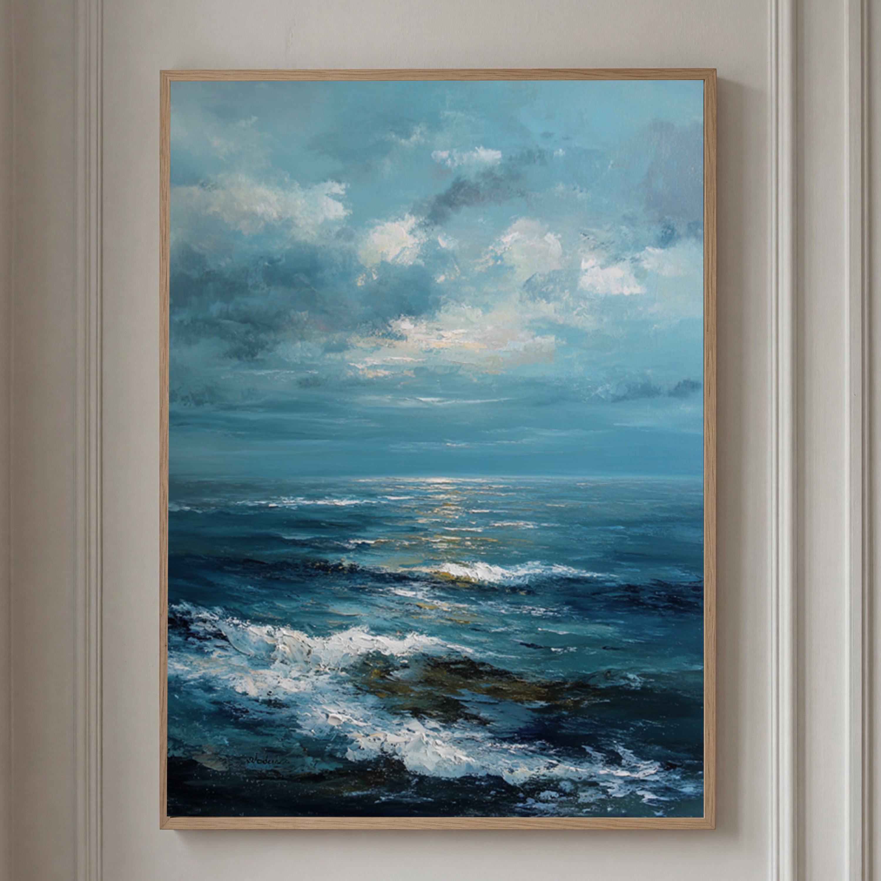Ocean Waves Art-D015